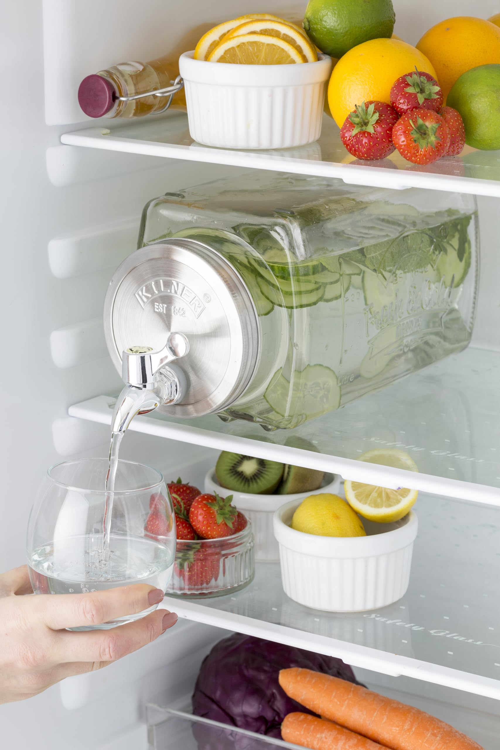 Kilner Stainless Steel Drinks Dispenser Tap | Leak-Proof | Fits 3L, 5L, 8L Dispensers 8