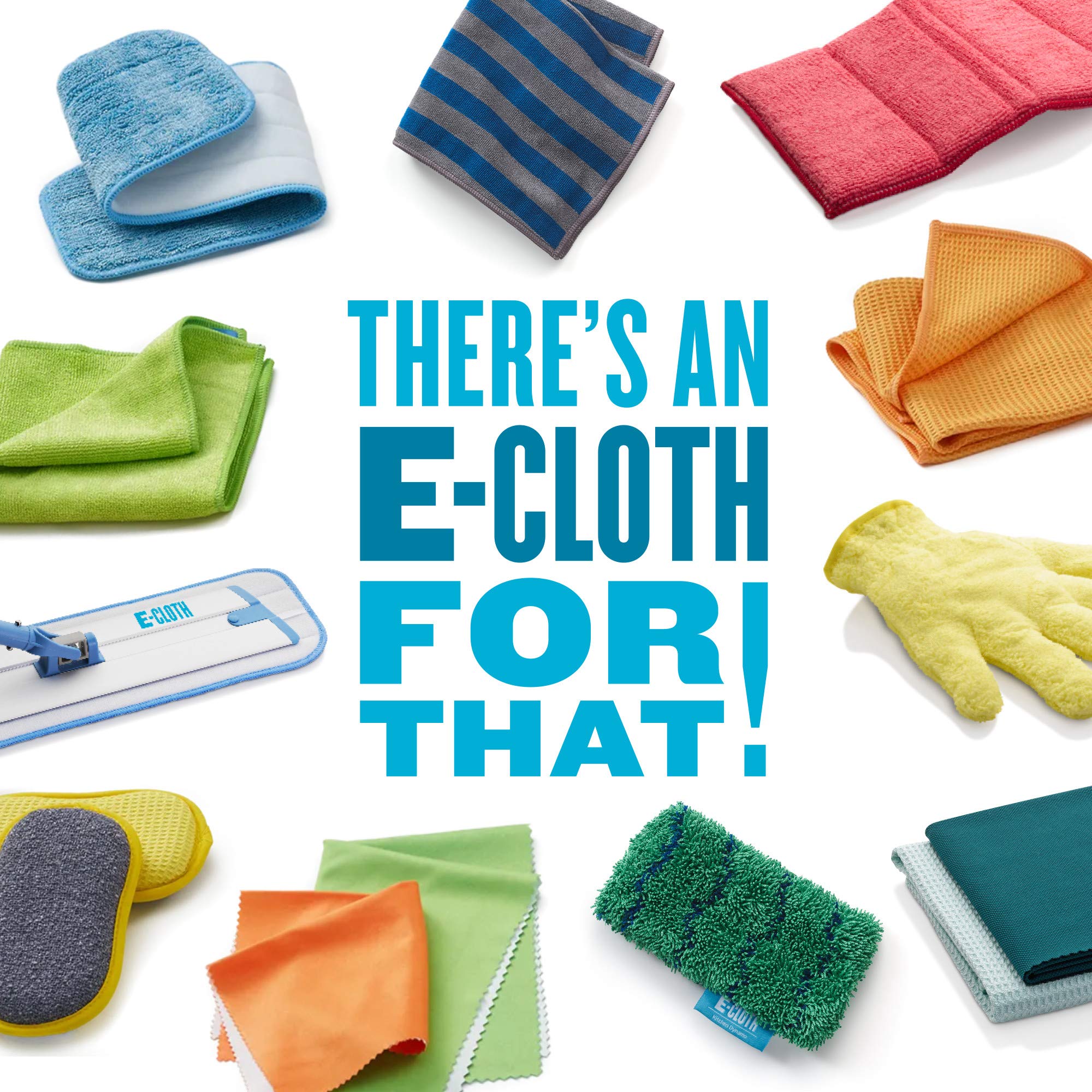 E-Cloth Shower Cleaning Set - Microfibre Cloths for 99% Grime Removal | 2 Cloth Set | Ivory 6