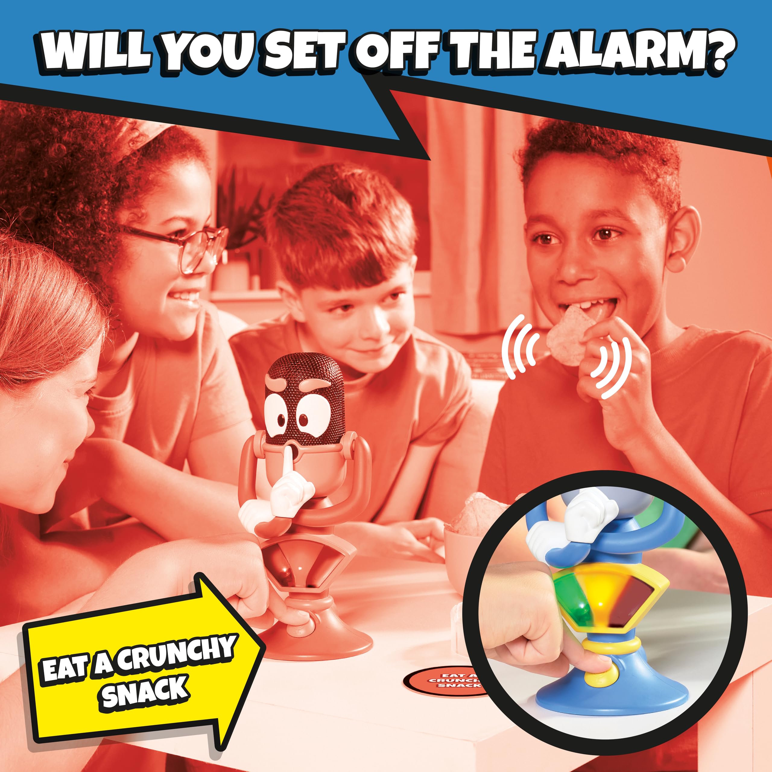 TOMY Extreme Silence Game - Sound-Sensitive Party Challenge for 2+ Players, Ages 6+ 5