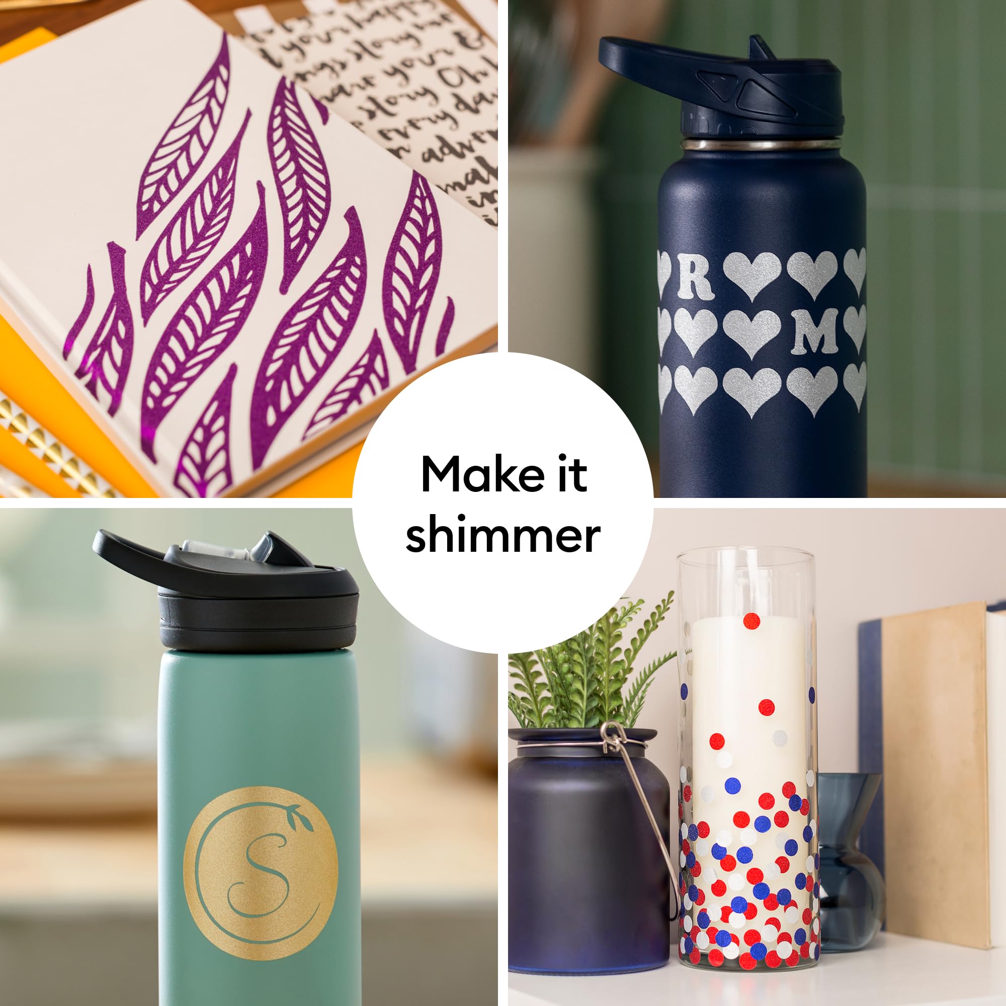 Cricut Permanent Glossy Vinyl - Party Pack | 10 Sheets | 12 in x 12 in 5