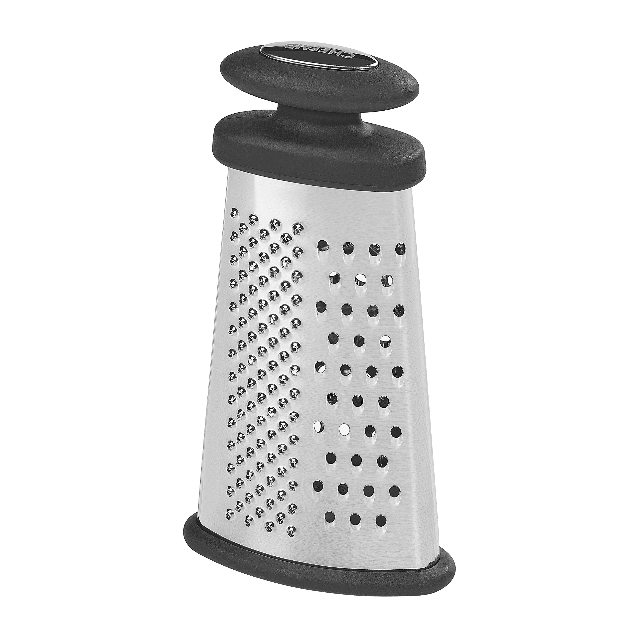 Chef Aid Stainless Steel Grater - High Quality Metalic Finish | Dishwasher Safe 3