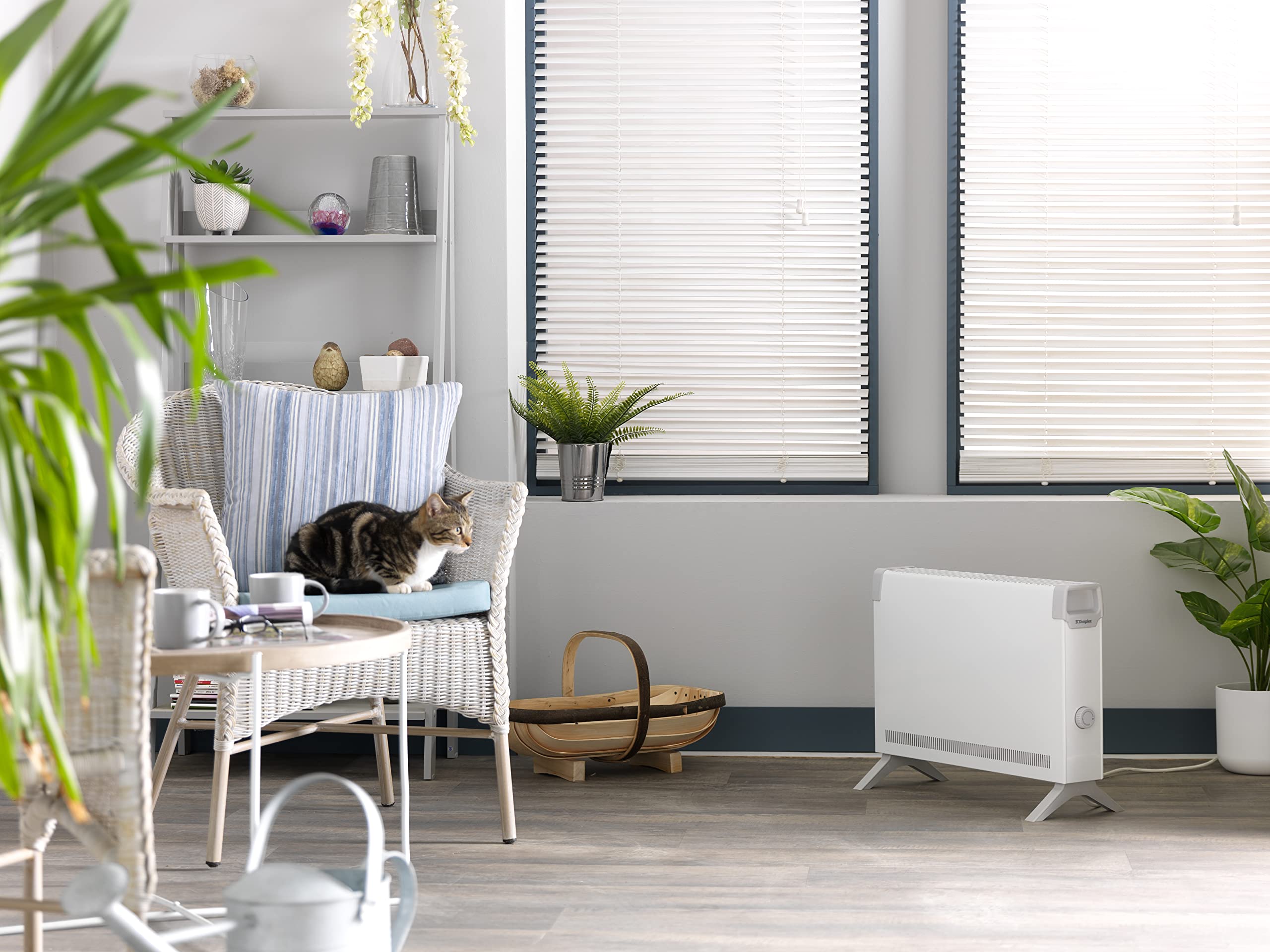 Dimplex ML2T 2kW Convector Heater - Freestanding, Portable, Thermostat, White 2