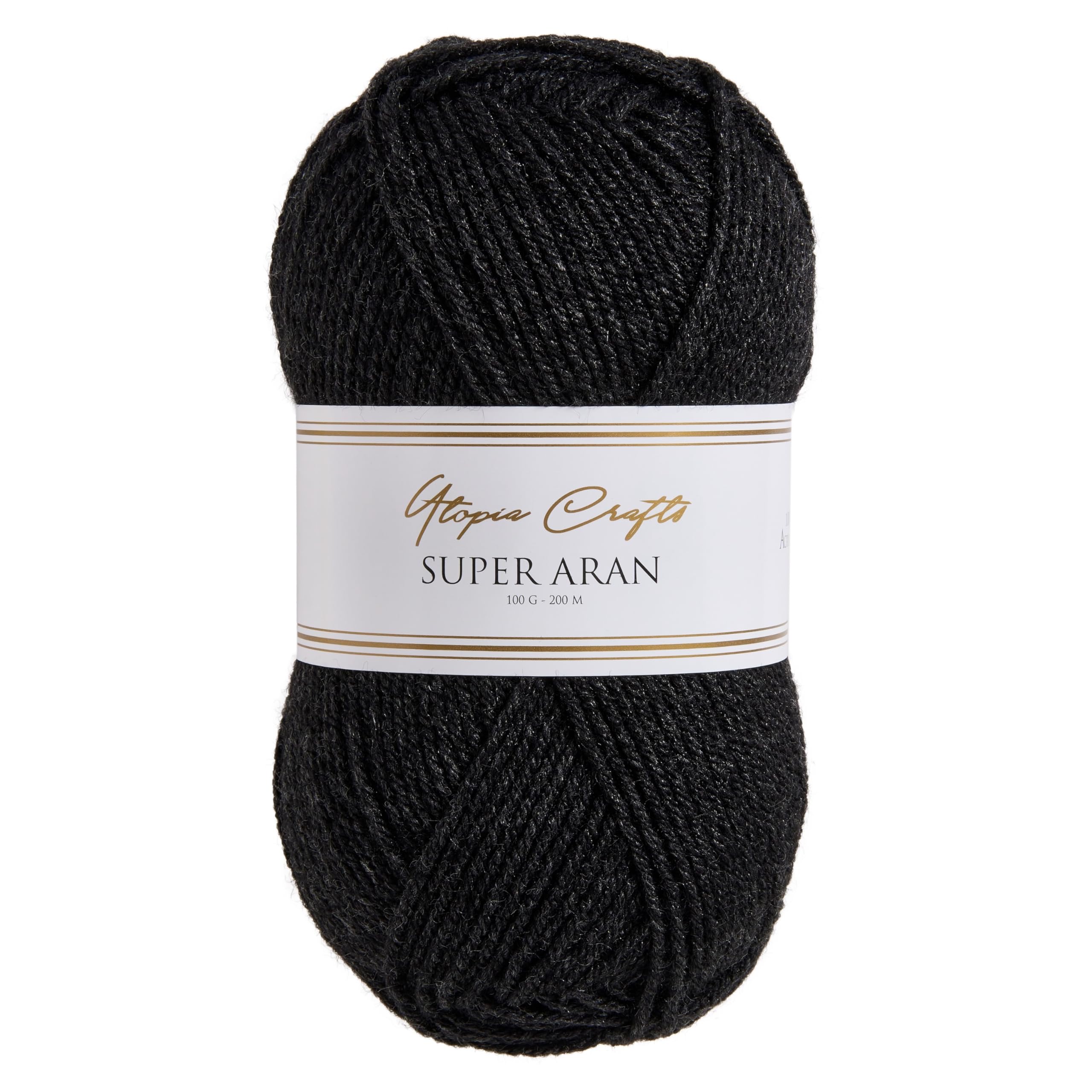 Utopia Crafts Aran Weight Yarn - 100% Acrylic, 100g Ball | Vegan & Oeko-Tex Certified 1