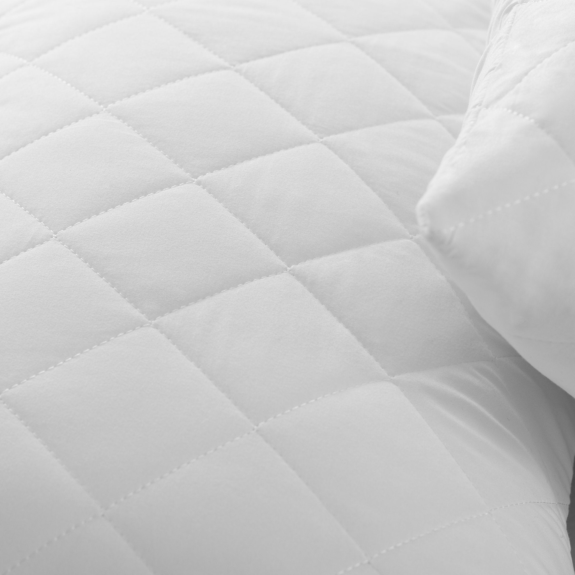 Silentnight Supersoft Quilted Waterproof Pillow Protector - Microfibre, White | Pack of 2 4