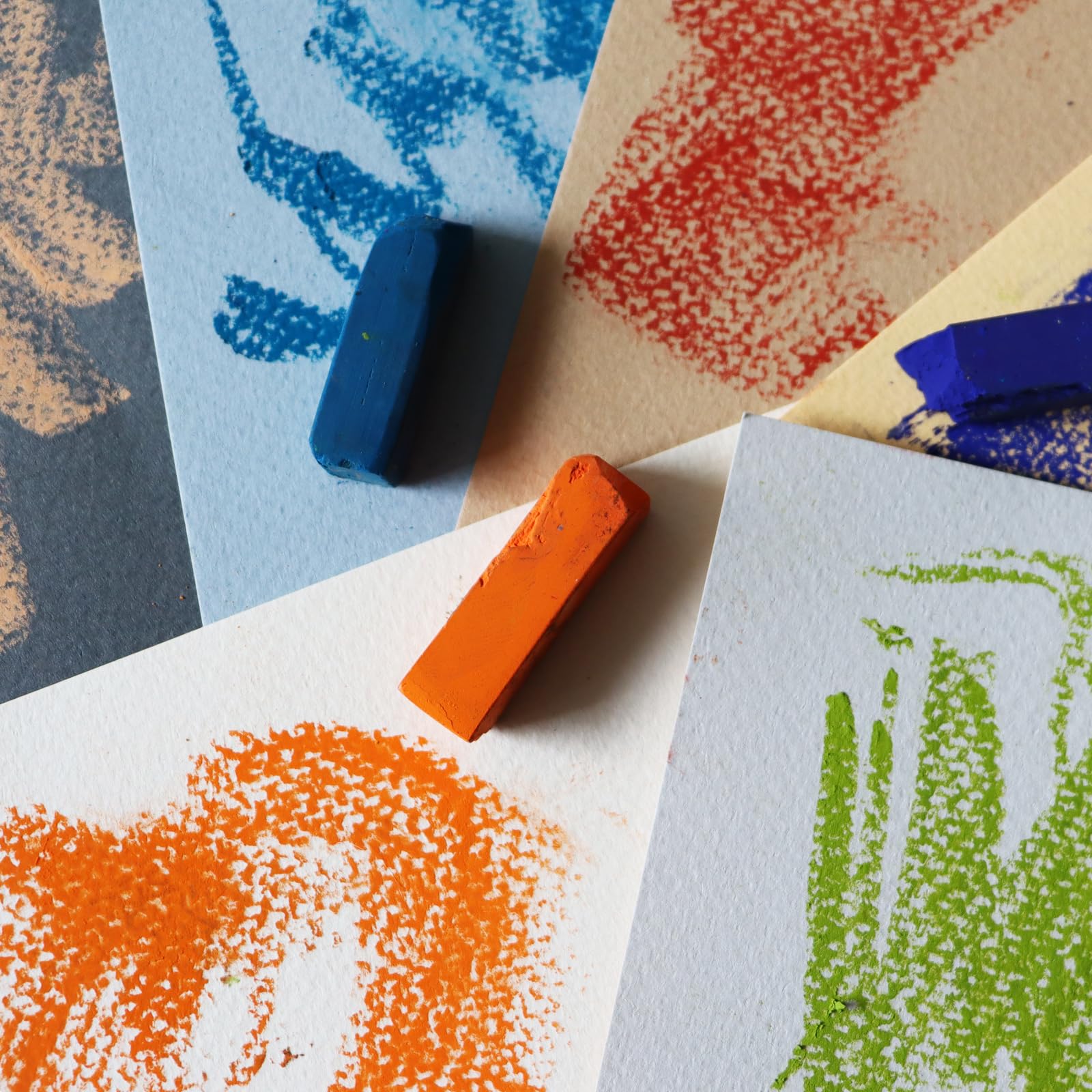 Artway A4 Pastel Paper Pad - 48 Sides/24 Sheets, 160gsm, 6 Assorted Colours 5