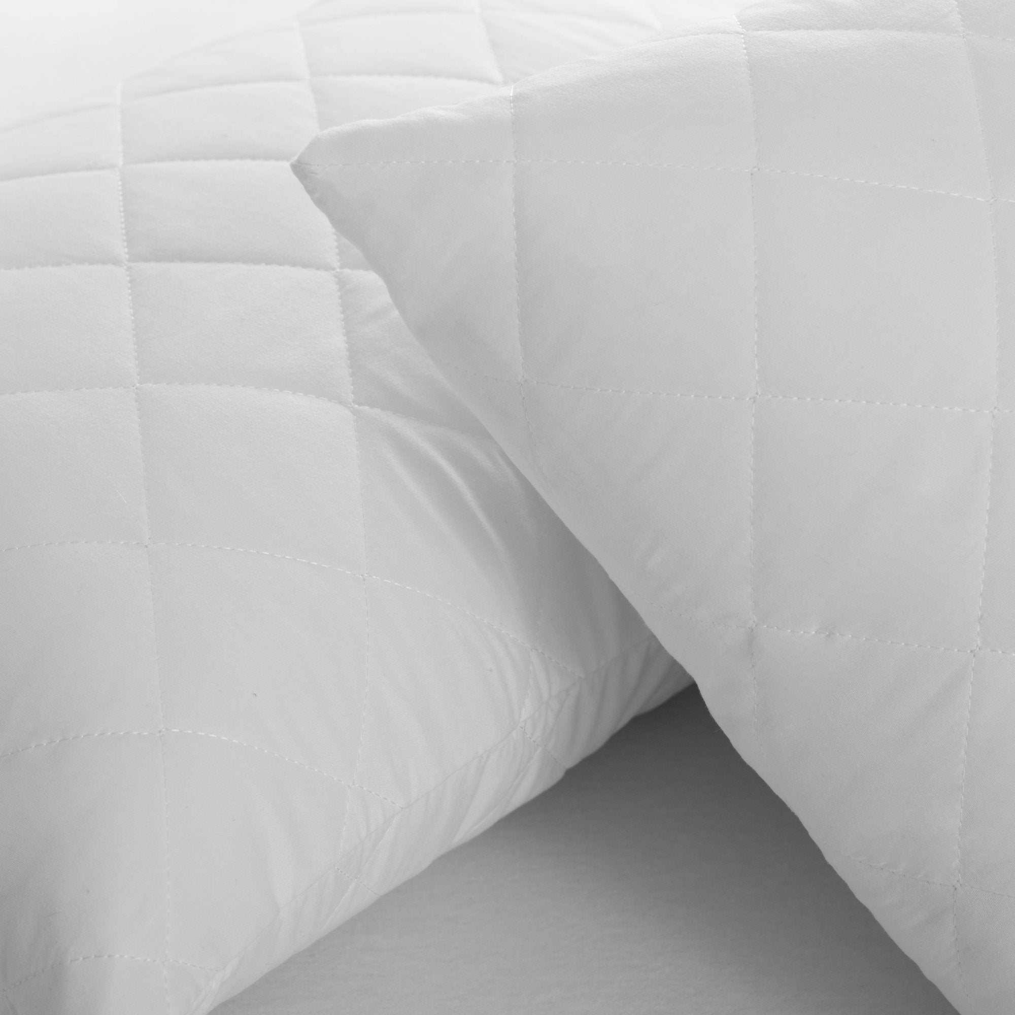 Silentnight Supersoft Quilted Waterproof Pillow Protector - Microfibre, White | Pack of 2 3
