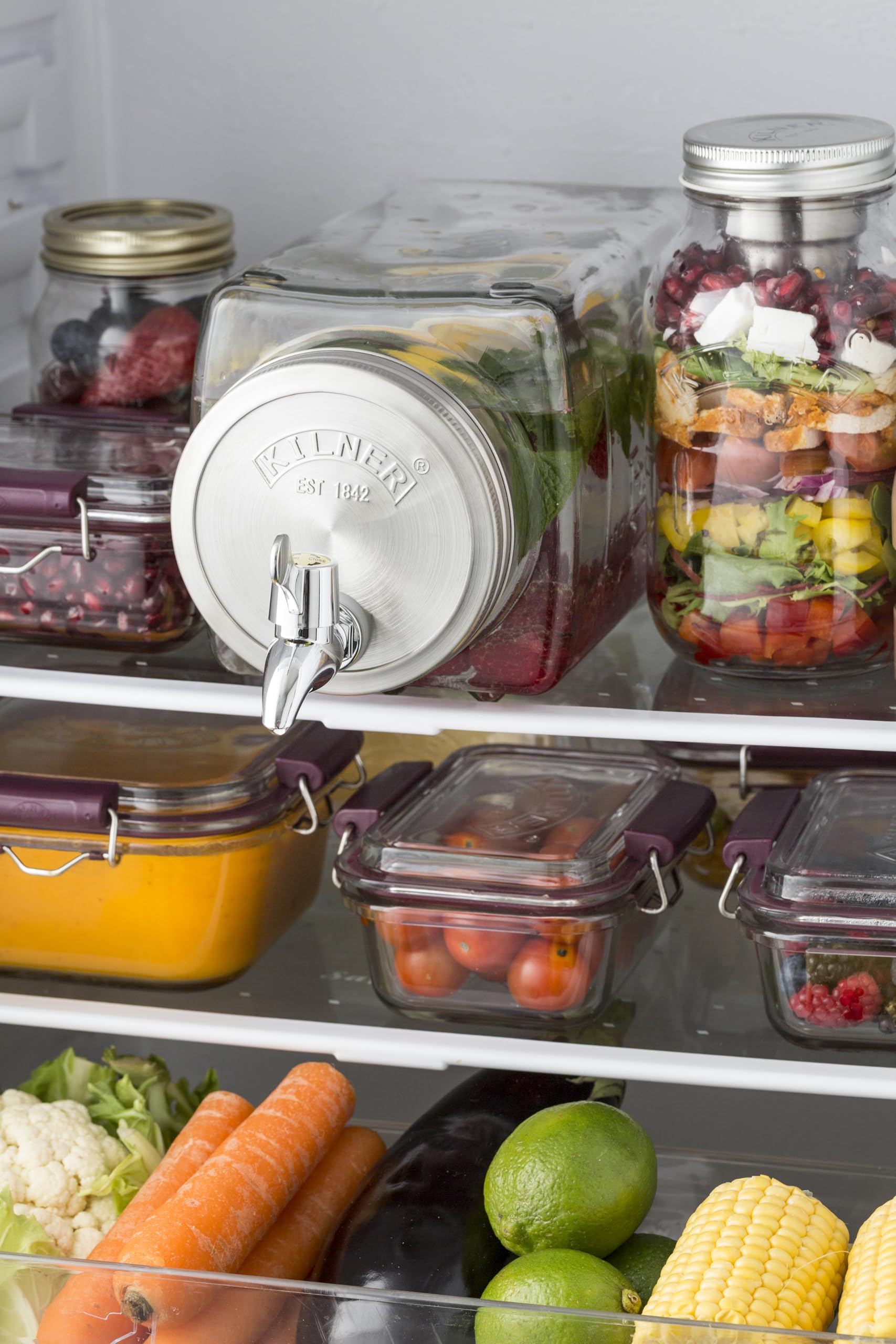 Kilner Stainless Steel Drinks Dispenser Tap | Leak-Proof | Fits 3L, 5L, 8L Dispensers 7