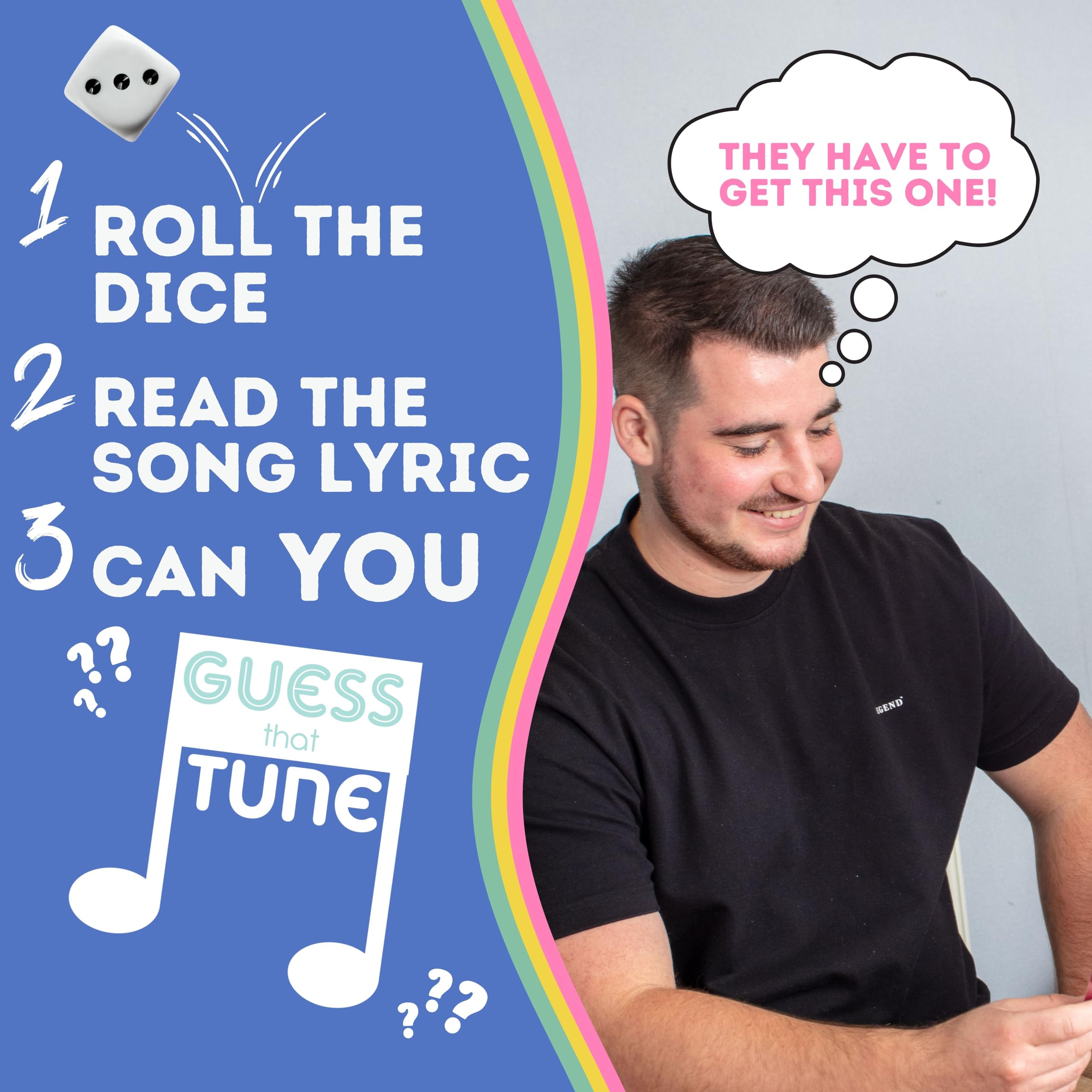 Boxer Gifts Nineties Guess That Tune Music Quiz Game - 90s Trivia for Adults & Family | 2+ Players 3