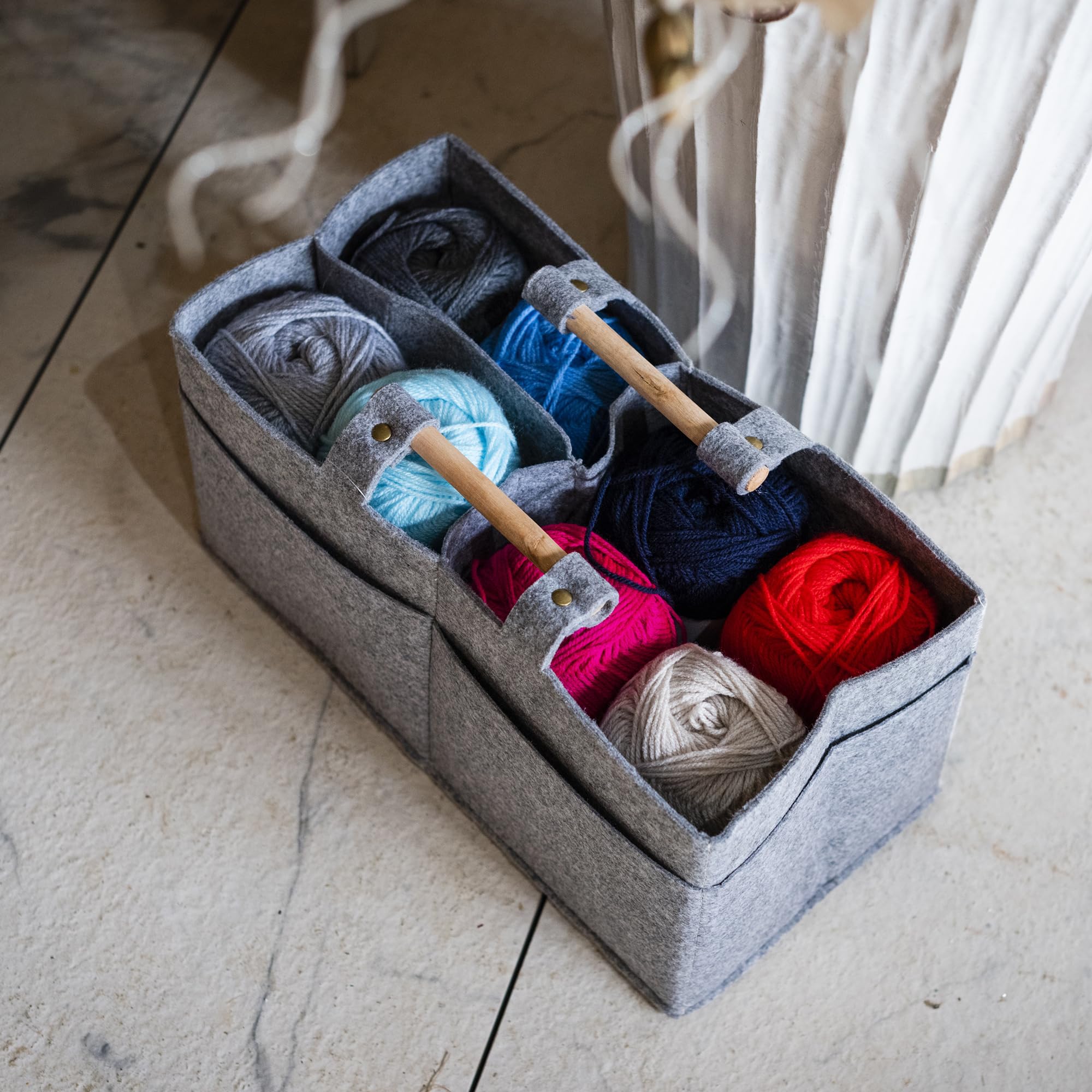 KORBOND DK Navy Acrylic Yarn - 100g Skein | 290m Length | Hypoallergenic & Washable 6