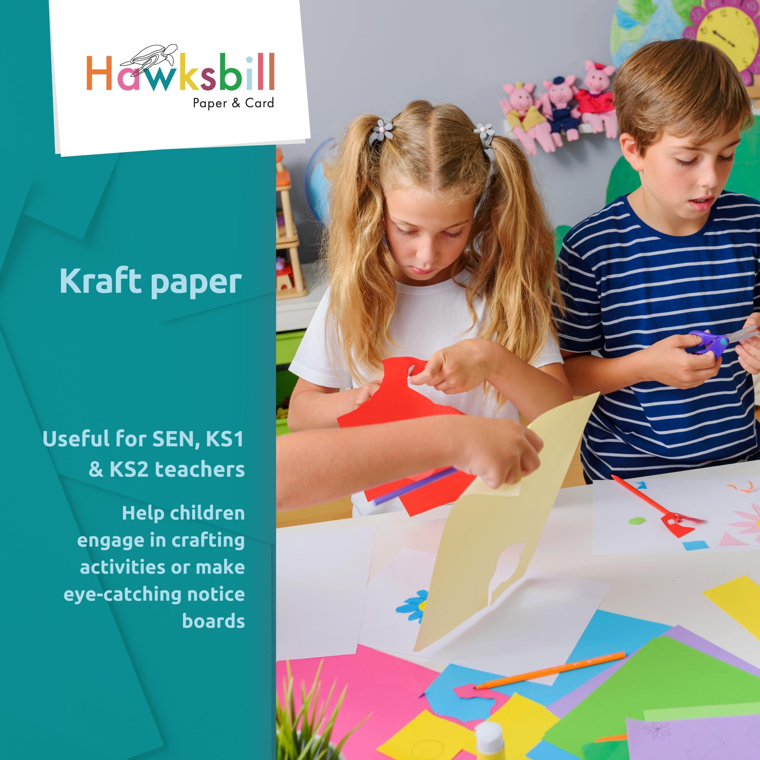 Hawksbill Brown Kraft Paper A4 - 100 Sheets, 100 GSM | Eco-Friendly & Durable for Crafting and Packaging 6