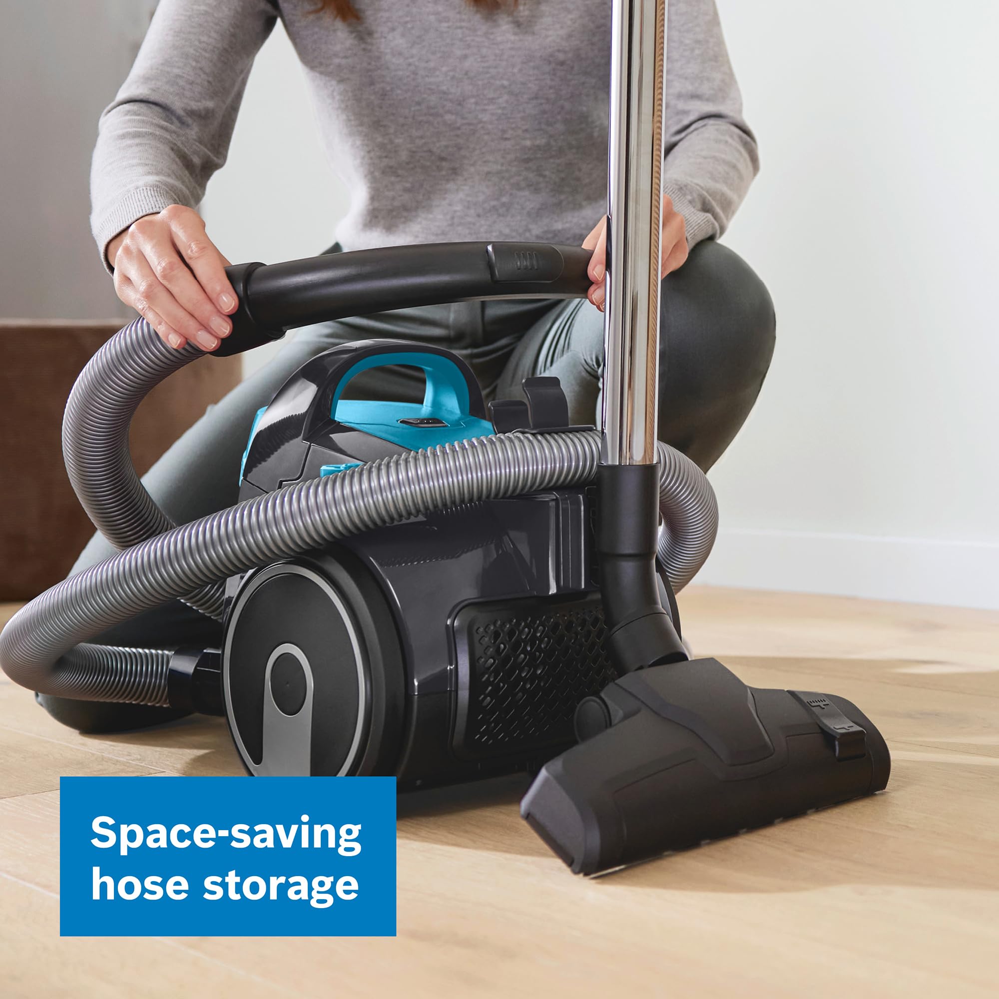 Bosch Series 2 BGS05BU2GB Bagless Cylinder Vacuum - 700W Power | 1.5L Capacity | Turquoise 8