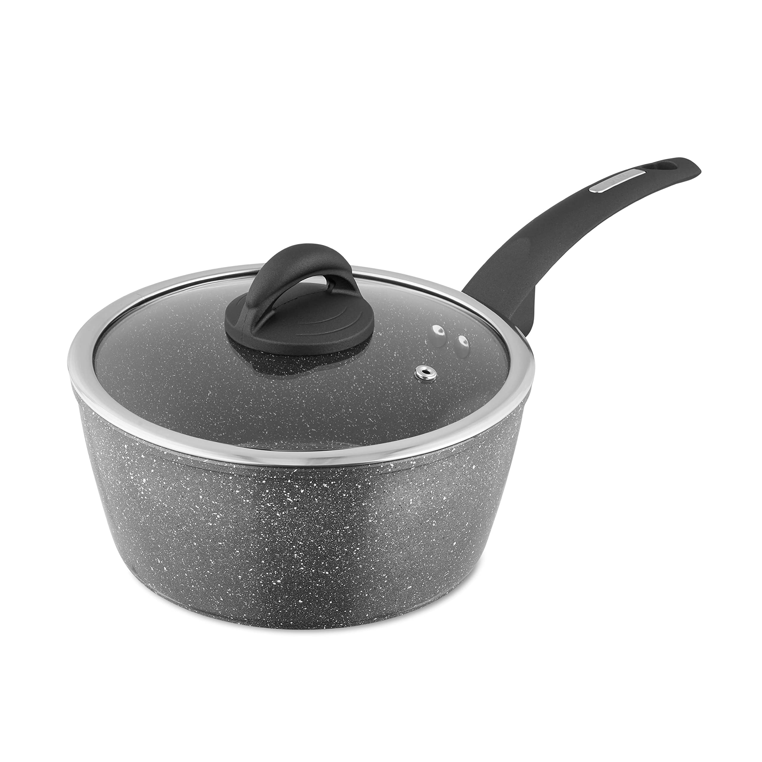 Tower T81219 Cerastone Forged Saucepan - 22cm Diameter | Non-Stick | Graphite 1
