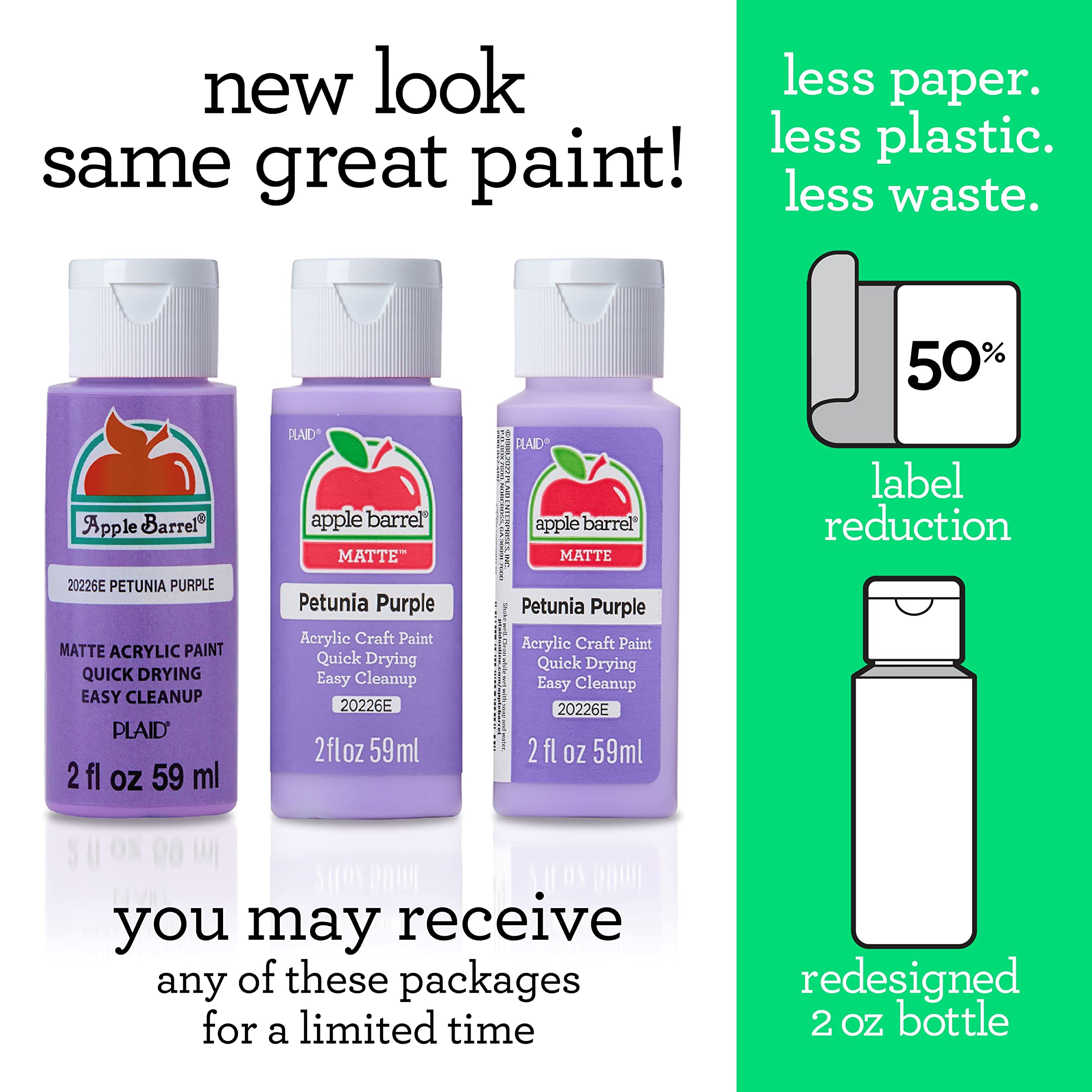 Apple Barrel Acrylic Paint - All-Purpose Craft Formula | Elephant Grey | 59 ml