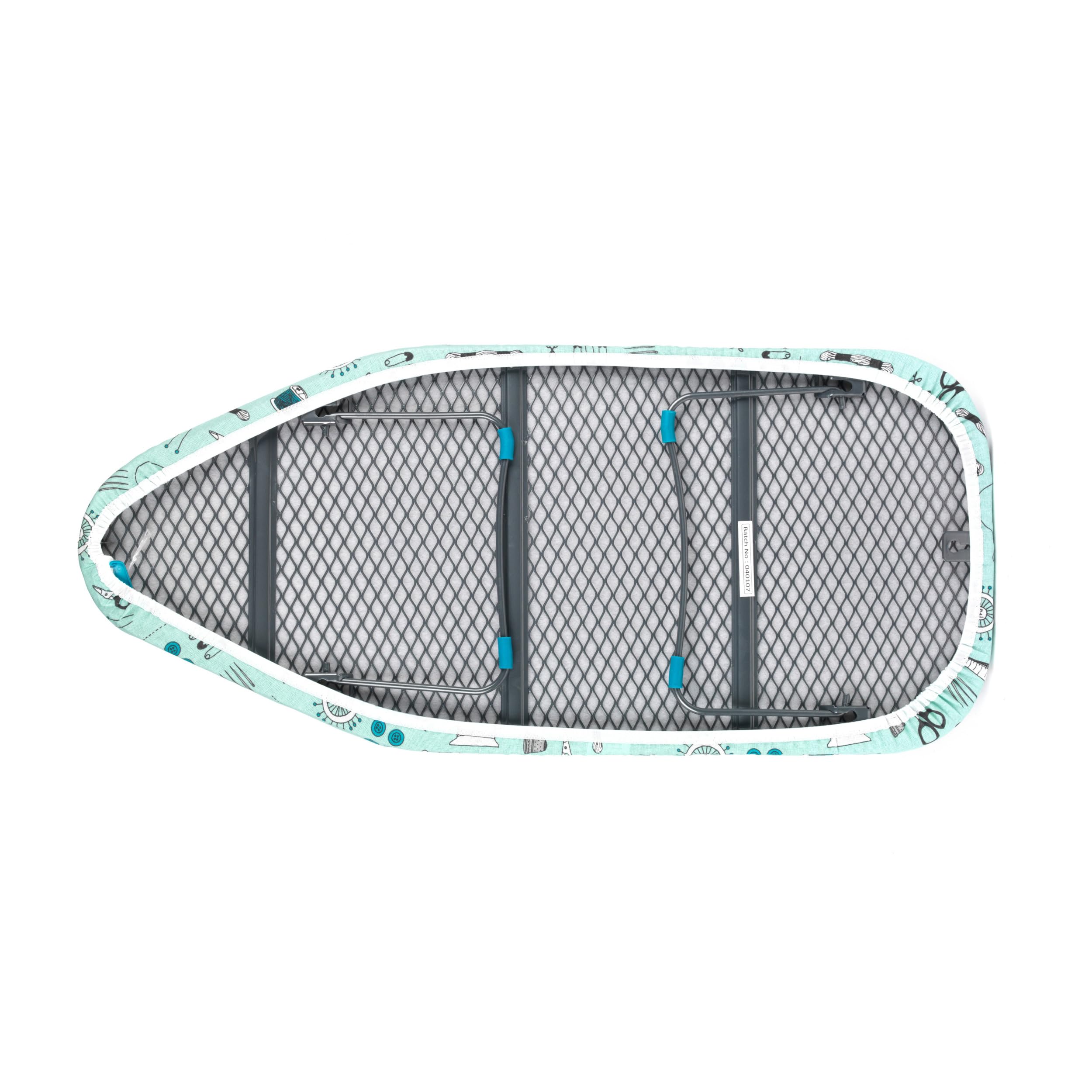 Beldray Tabletop Ironing Board - 73x31cm, Sewing Print, 100% Cotton Cover, Foldable Legs 6