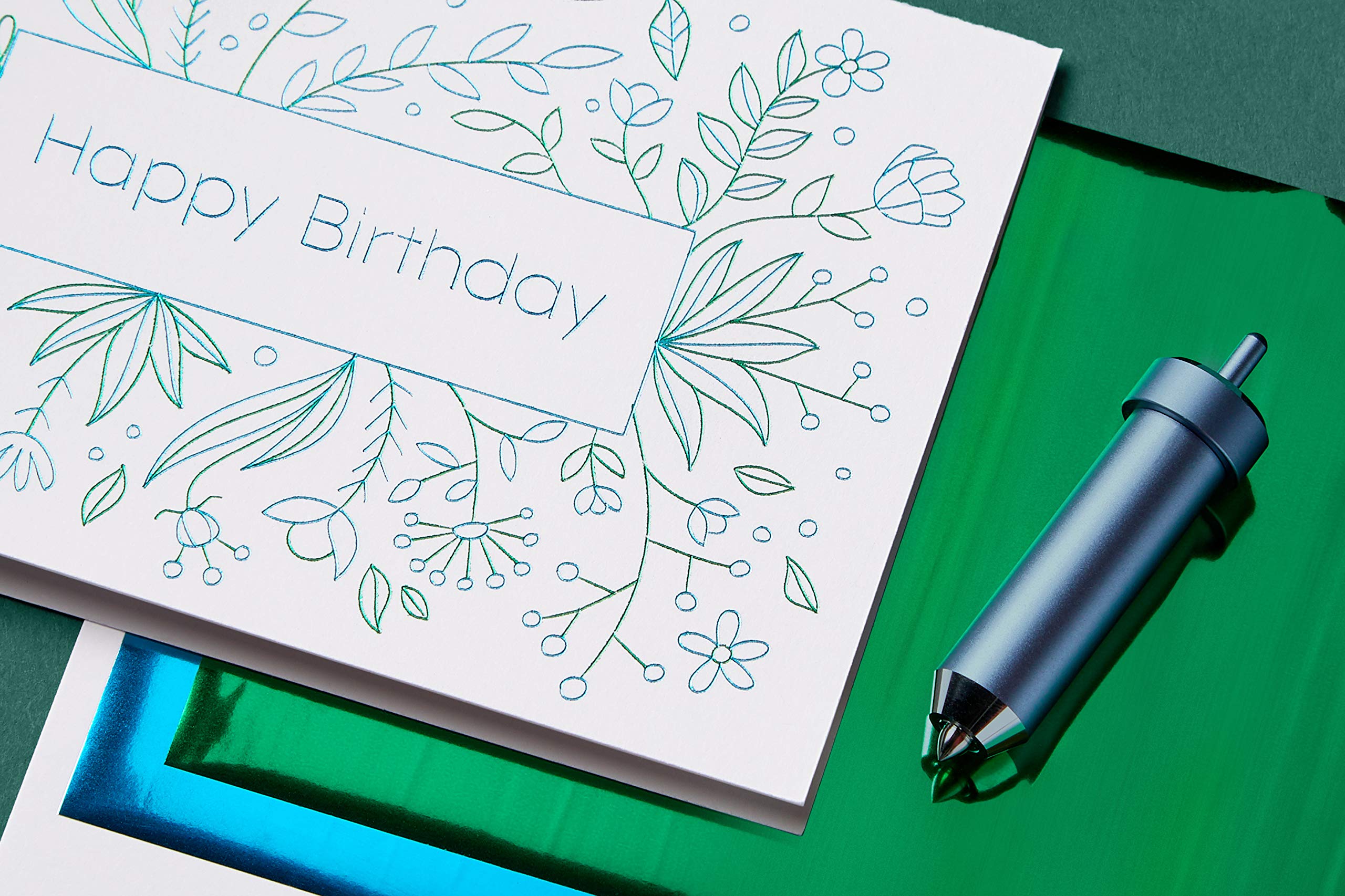Cricut 2008727 Foil Transfer Kit - 3 Tips (Fine, Medium & Bold) for Maker & Explore Machines 5