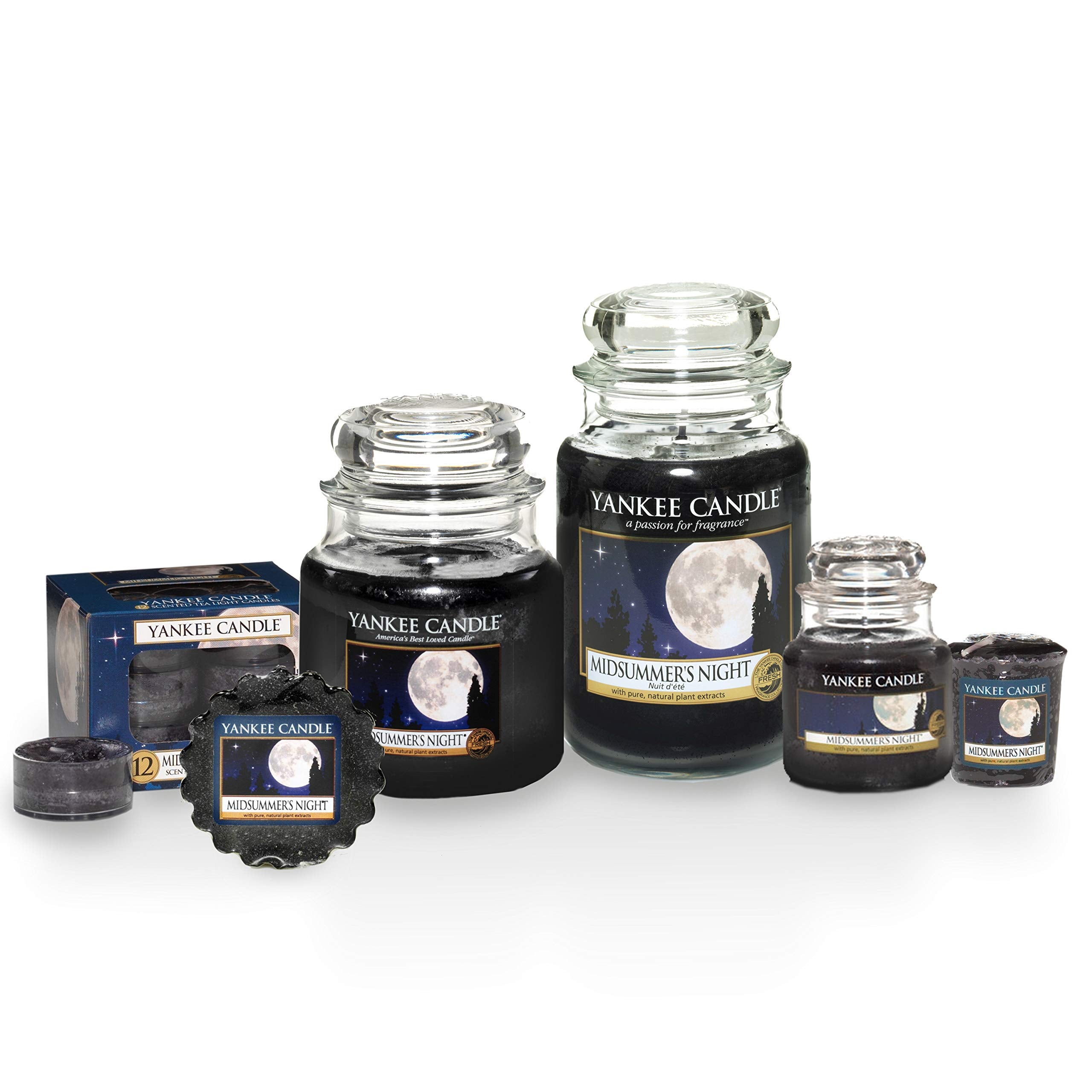 Yankee Candle Midsummers Night Medium Jar Candle - Masculine Blend Scent | 839g 7