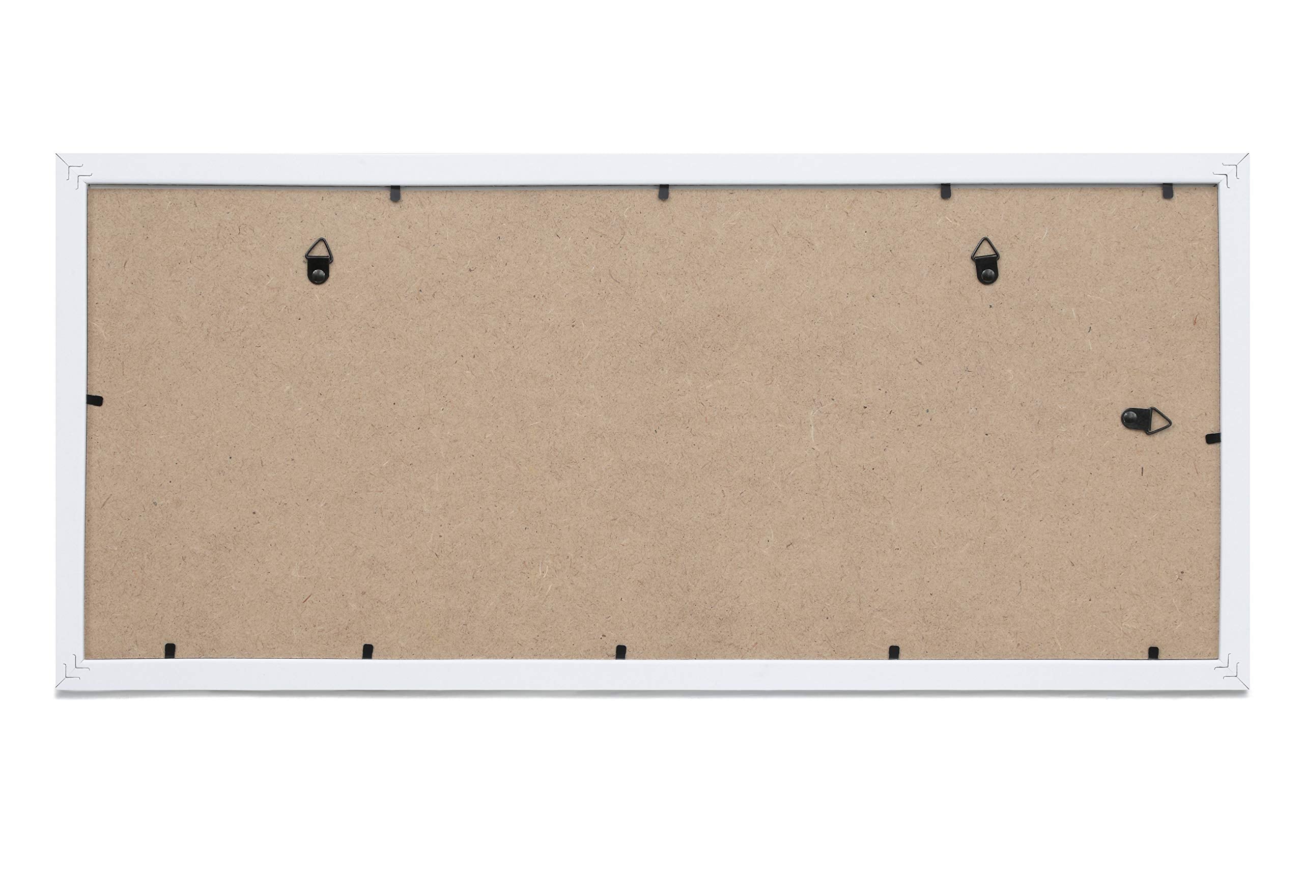 ARPAN 4 Aperture Multi-Photo Picture Frame | White Plastic | Wall or Tabletop Display 3