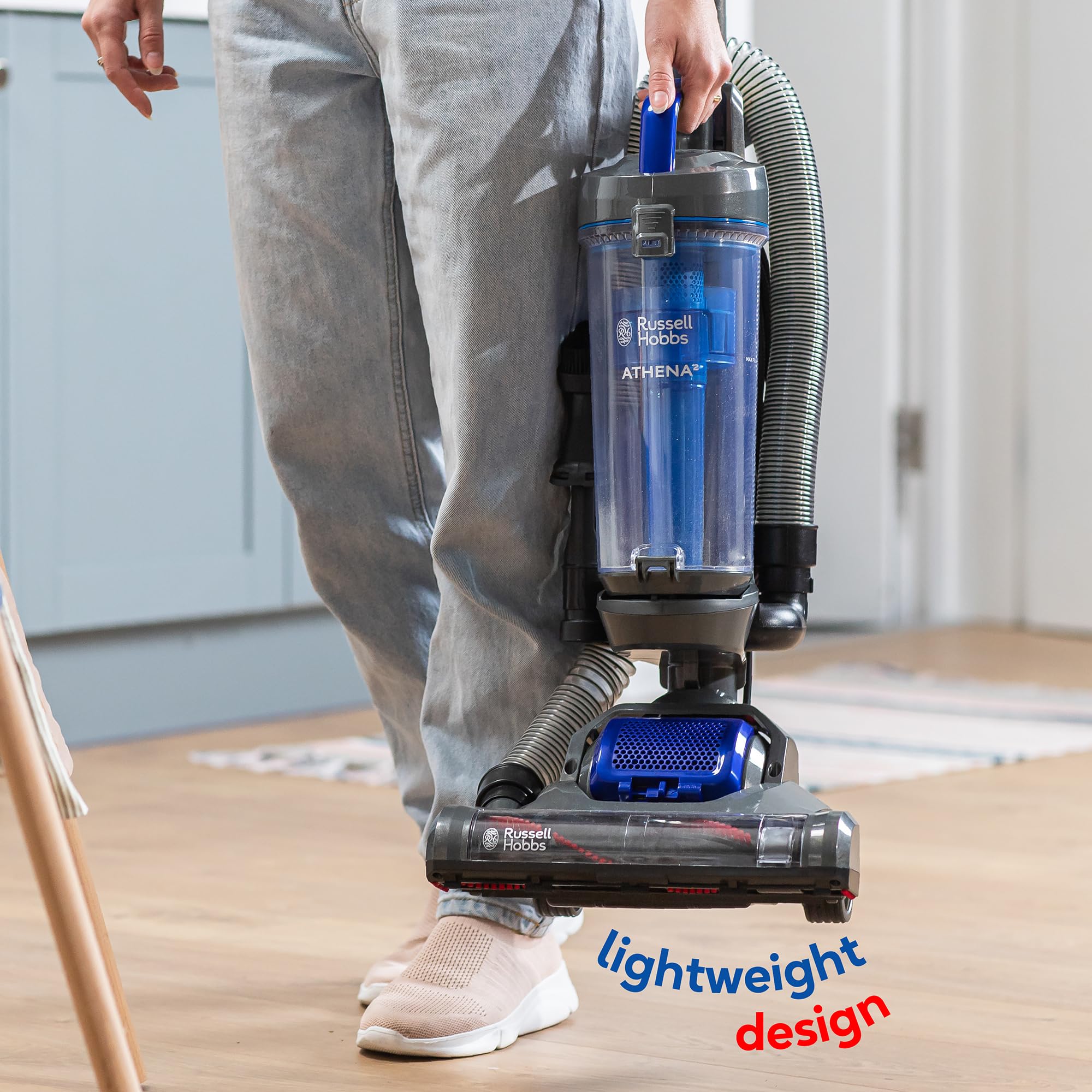 Russell Hobbs Athena2 Upright Vacuum Cleaner - 400W Motor, 2L Capacity, Triple Filtration | RHUV5101 7