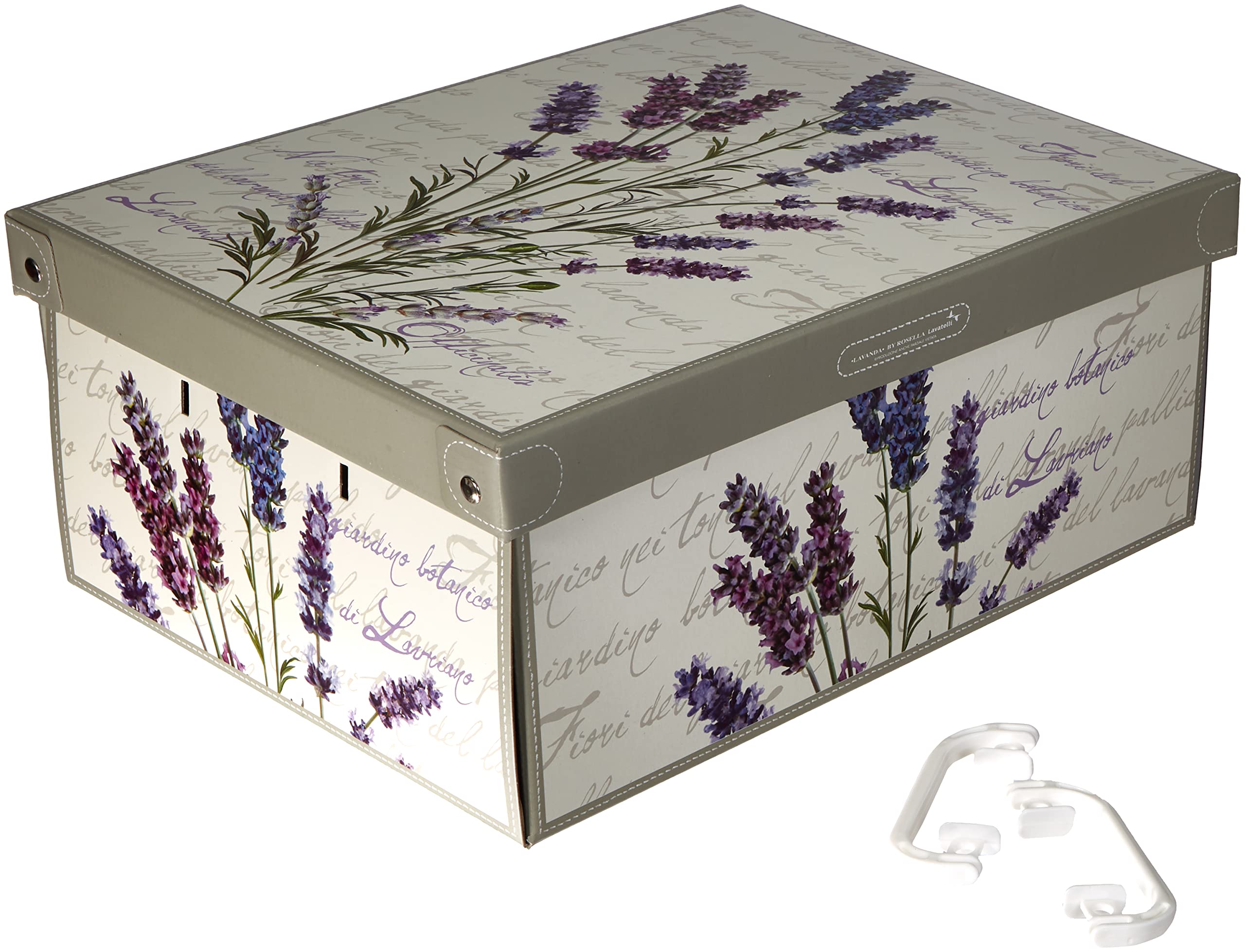 Lavatelli Kanguru Collection Fragrant Lavender Decorative Storage Box | 42x32x17.5 cm | 30kg Capacity 4