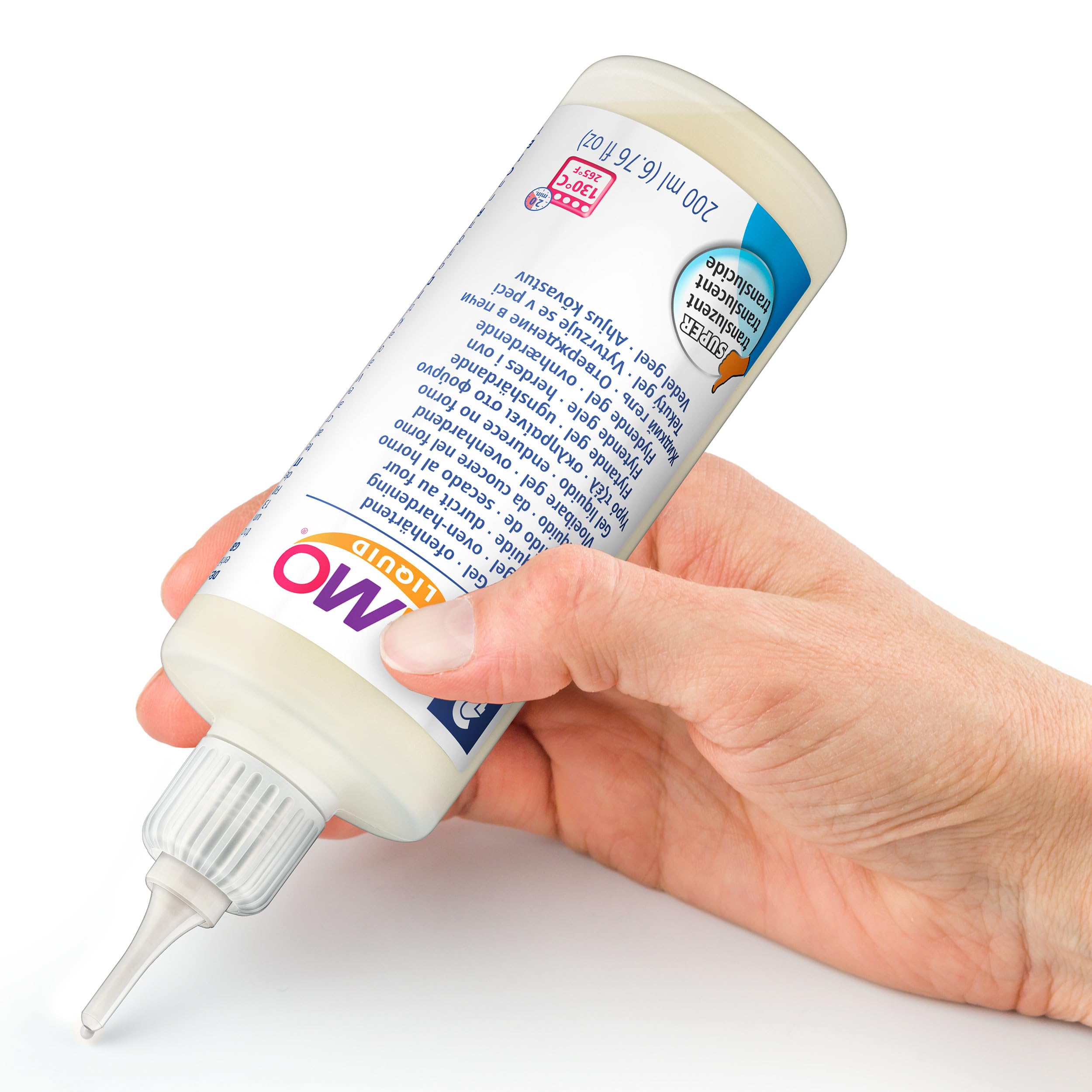 Fimo Liquid Oven-Hardening Decorating Gel - Translucent | 200ml | For Polymer Clay Embellishment 4