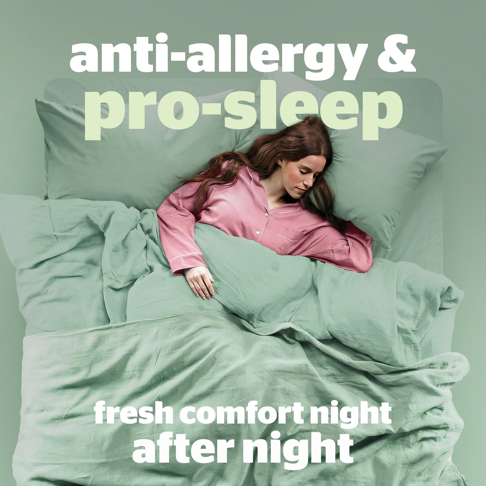 Silentnight Anti-Allergy Double Mattress Topper | Microfibre | Elasticated Straps 9