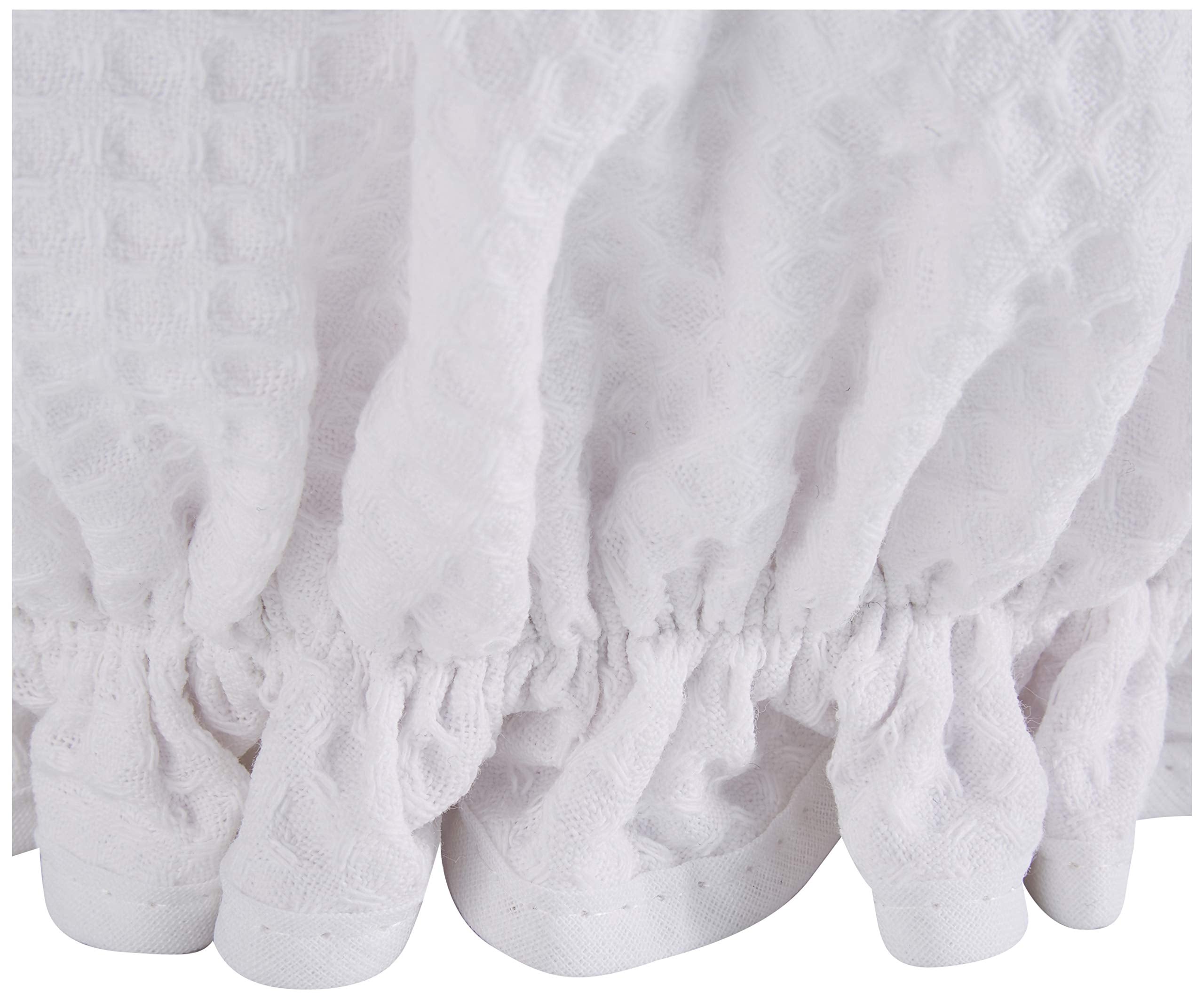 Vagabond Bags Ltd Shower Cap - White Waffle Cotton | Waterproof Lining | Unisex Adult 3