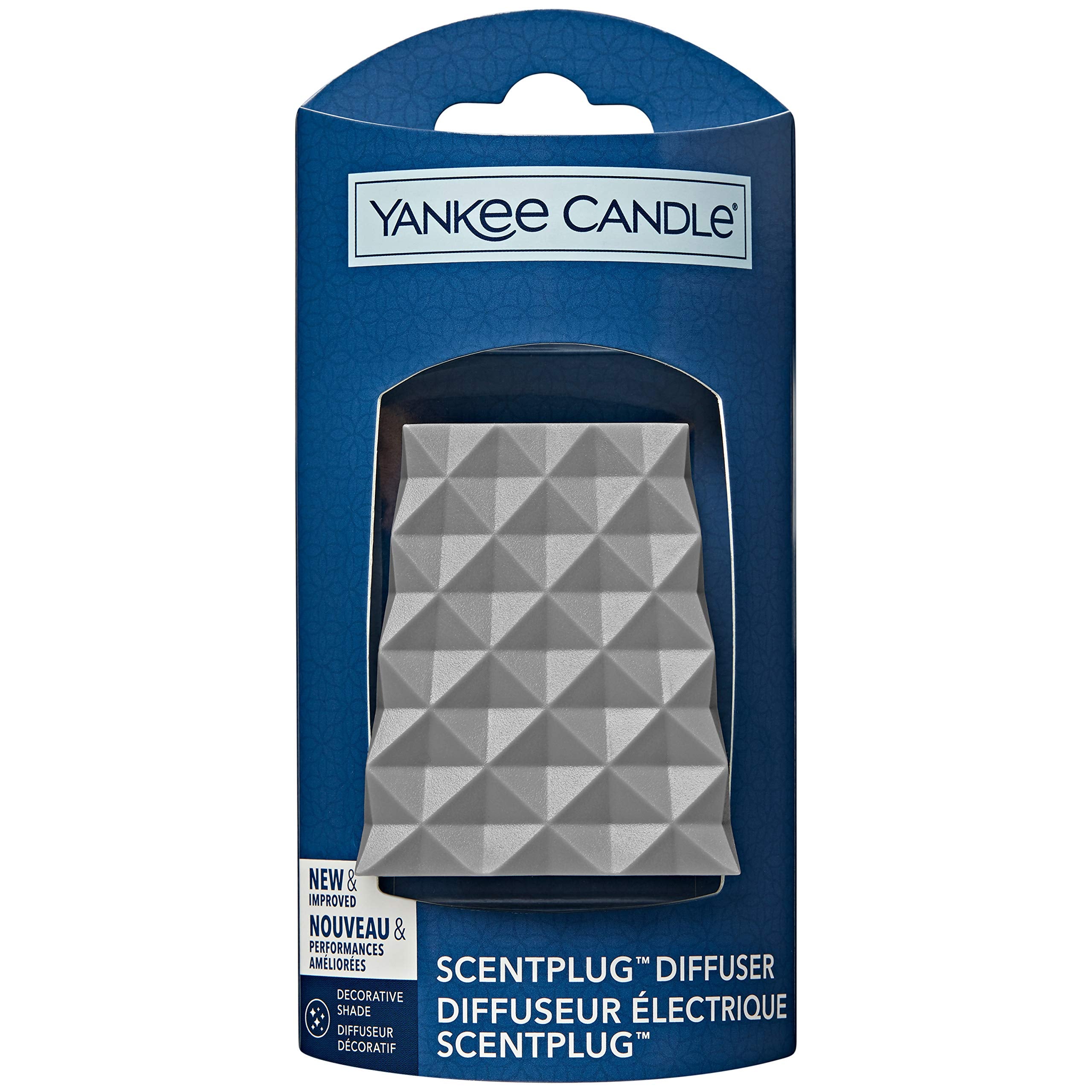 Yankee Candle ScentPlug Diffuser - Silver Faceted Design | 3 Intensity Settings | Up to 30 Days Fragrance 1