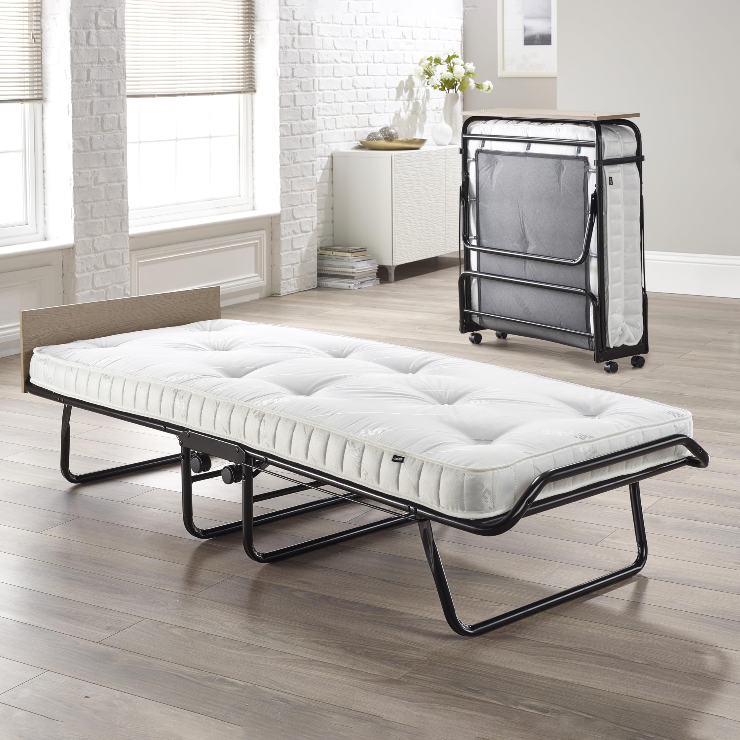 JAY-BE Supreme Folding Bed with Micro e-Pocket Sprung Mattress | Single | Max User Weight 160kg 2