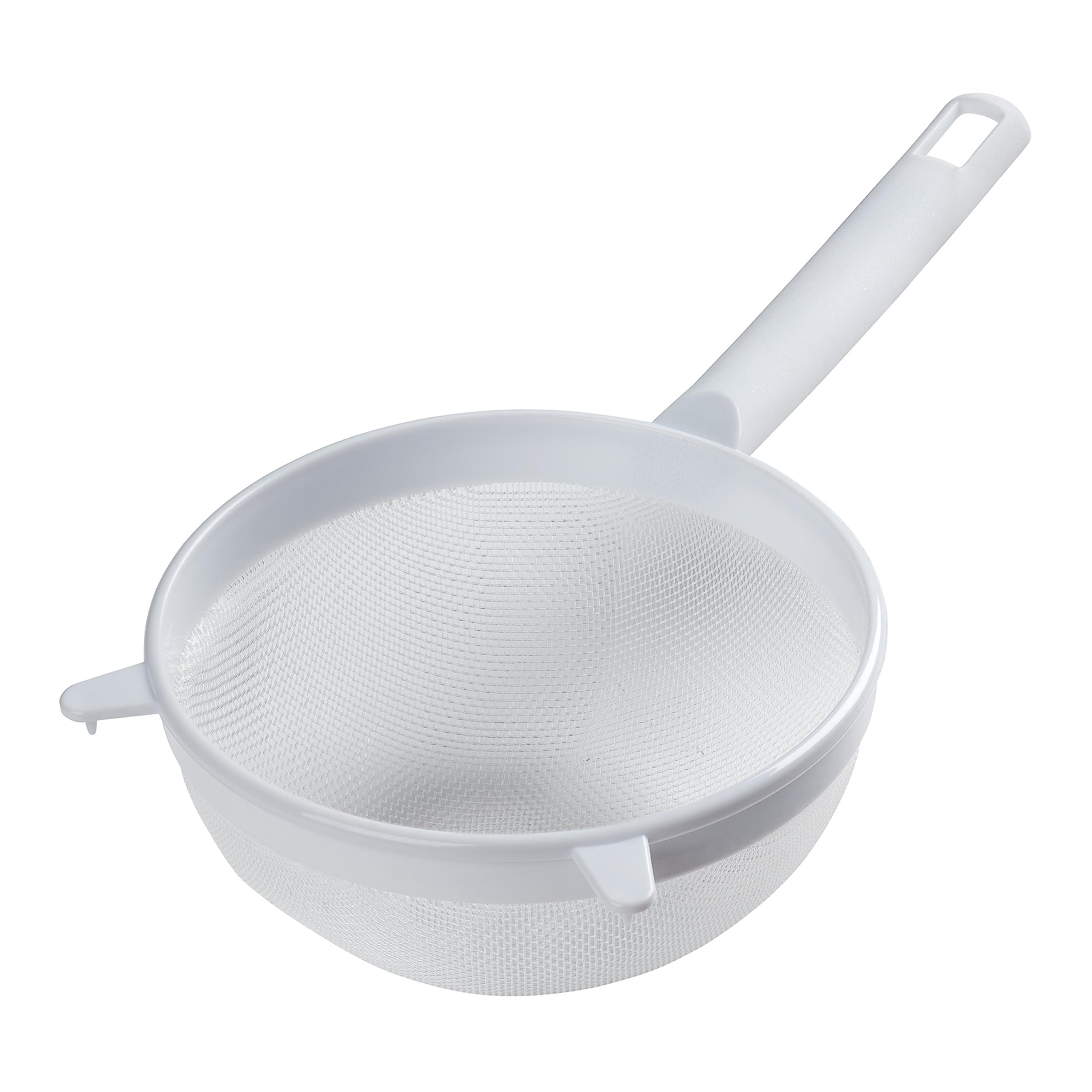 Tala 15cm White Plastic Sieve - Fine Nylon Mesh for Clump-Free Sifting | Dishwasher Safe 4