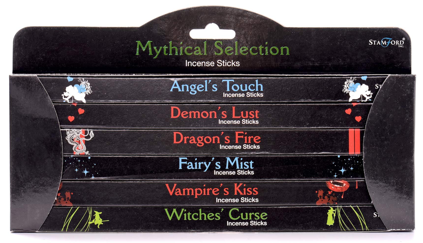 STAMFORD INC. Mythical Incense Gift Pack - Assorted Fragrances | 48 Sticks Total 1