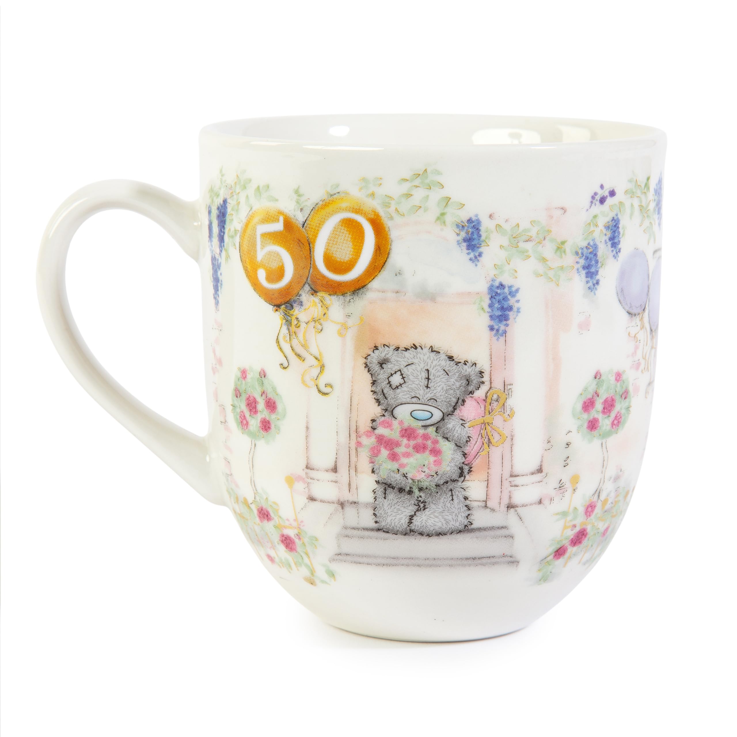 Me To You Bear Tatty Teddy 50th Birthday Luxury New Bone China Coffee Mug | Microwave Safe 1