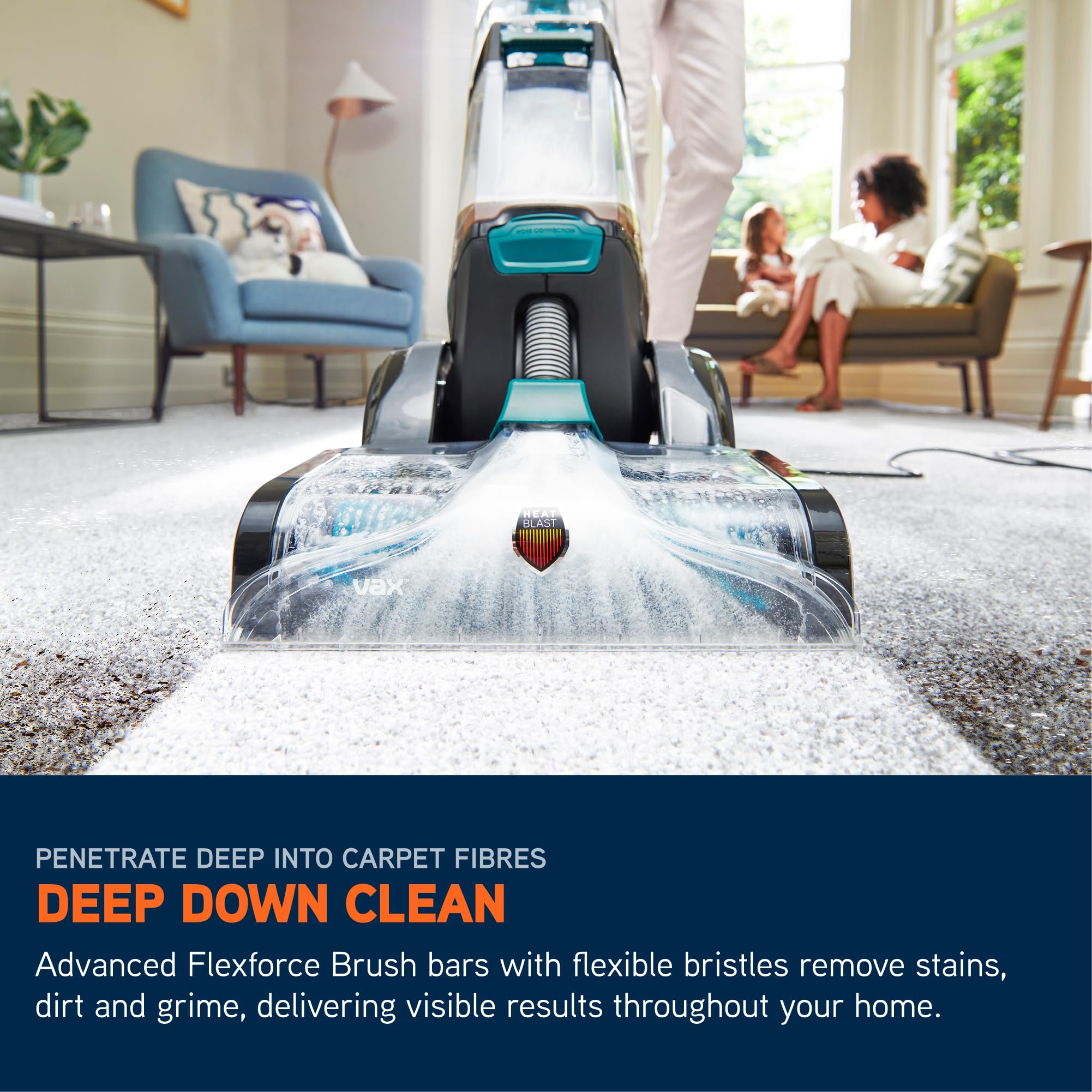 Vax Platinum SmartWash Pet-Design Carpet Cleaner Machine | Motion Sense Tech | Quick Dry 3