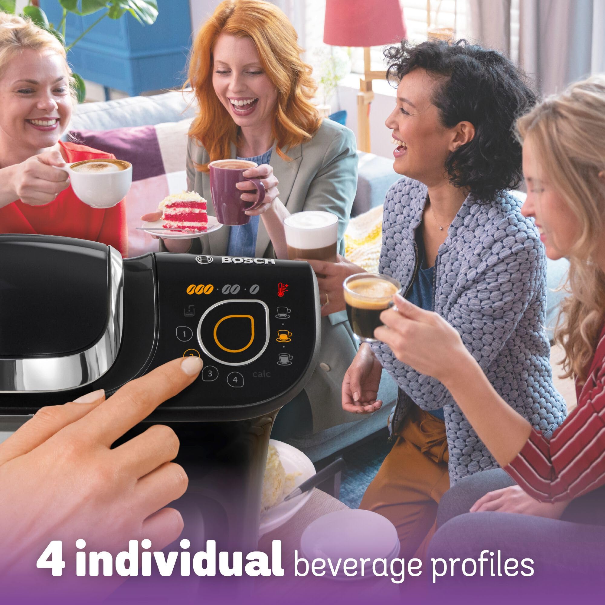 Tassimo by Bosch My Way 2 TAS6502GB Single Serve Coffee Machine - 1500W, 1.3L Tank, Black 9