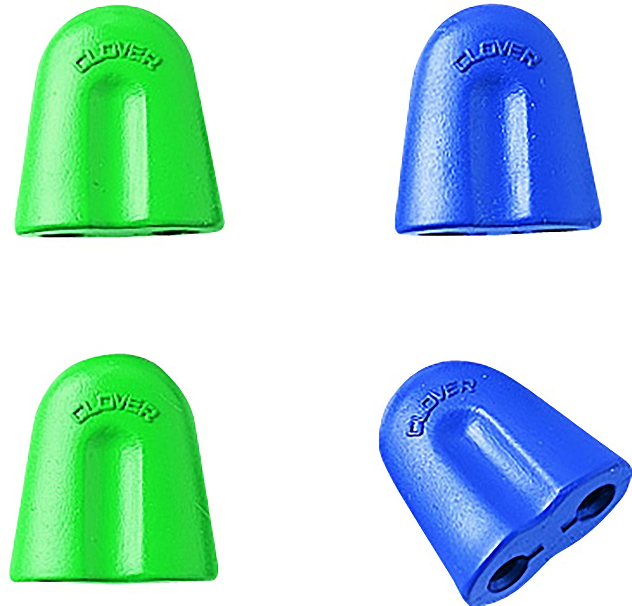 Clover Circular Knitting Needles Point Protectors - Small Size, Silicone, Multi-Colour | Fits 2-5mm Needles 2