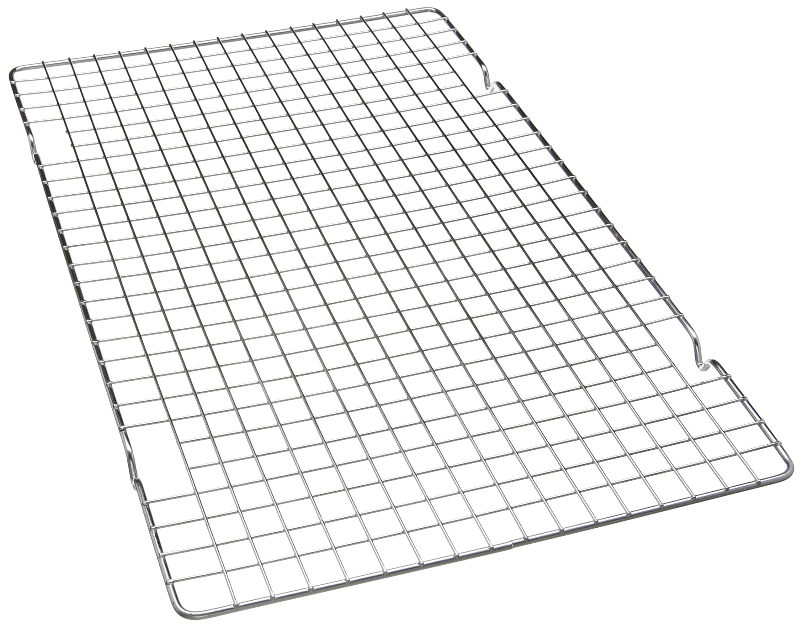 Dexam Rectangular Metal Cooling Rack - 40cm x 25cm for All Baking Needs | Silver 1