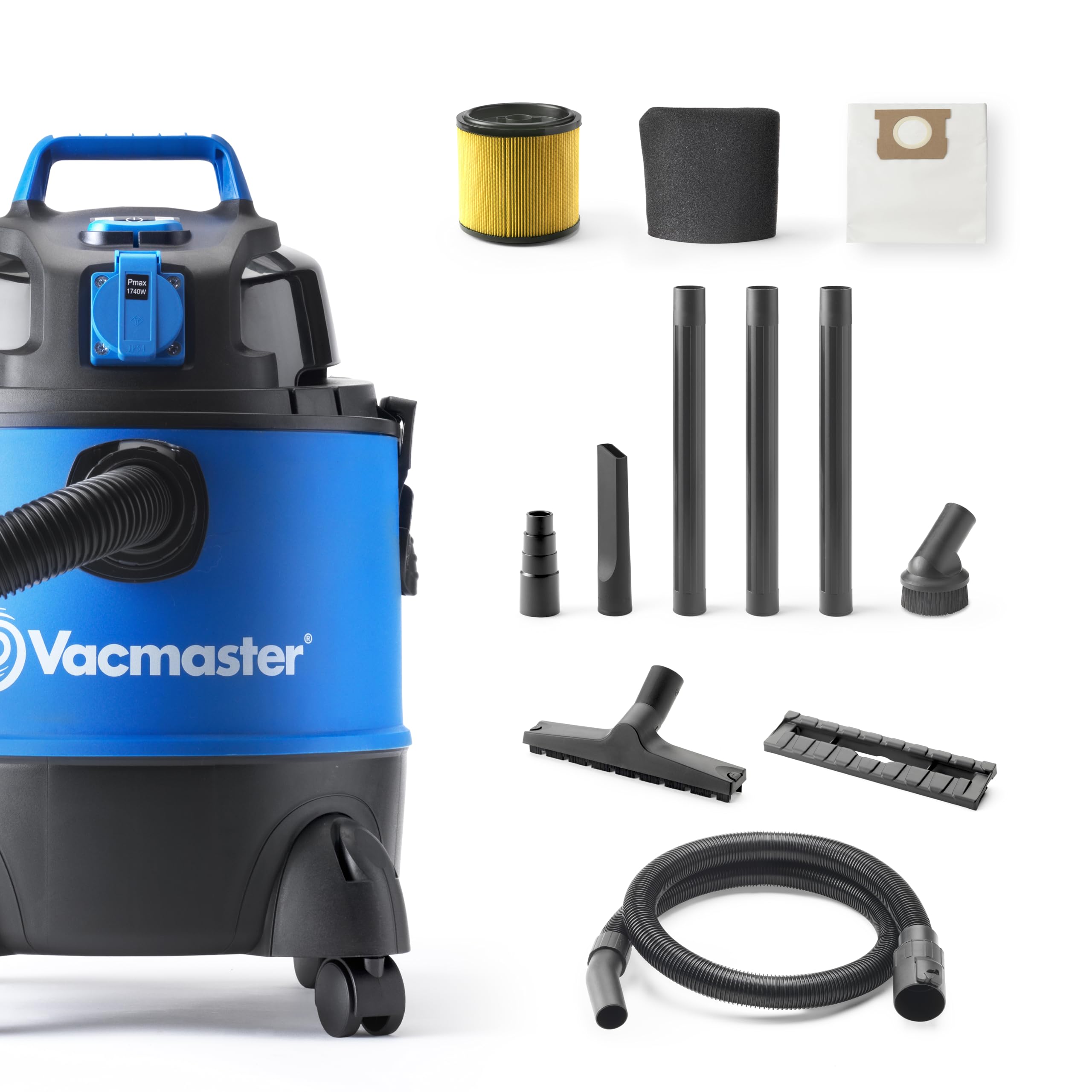 Vacmaster Multi 20 PTO Wet & Dry Vacuum Cleaner | 20L Capacity | 1250W Motor 9