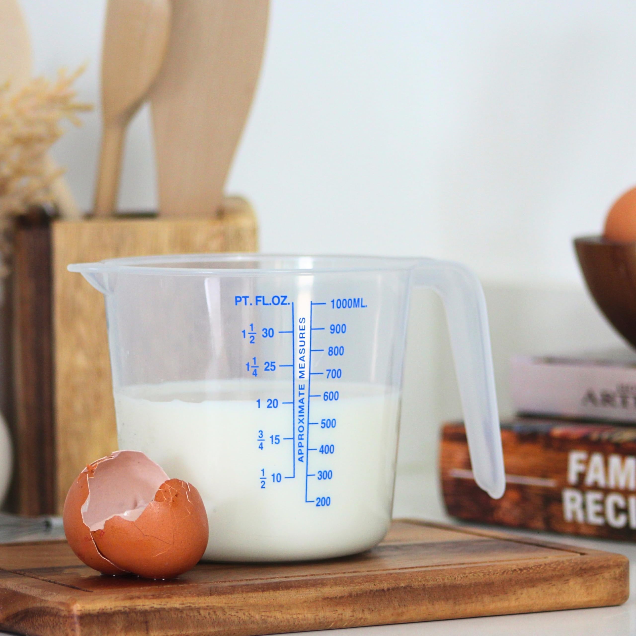 Chef Aid Plastic 1 L Measuring Jug - Accurate Liquid Measurement | BPA-Free 4