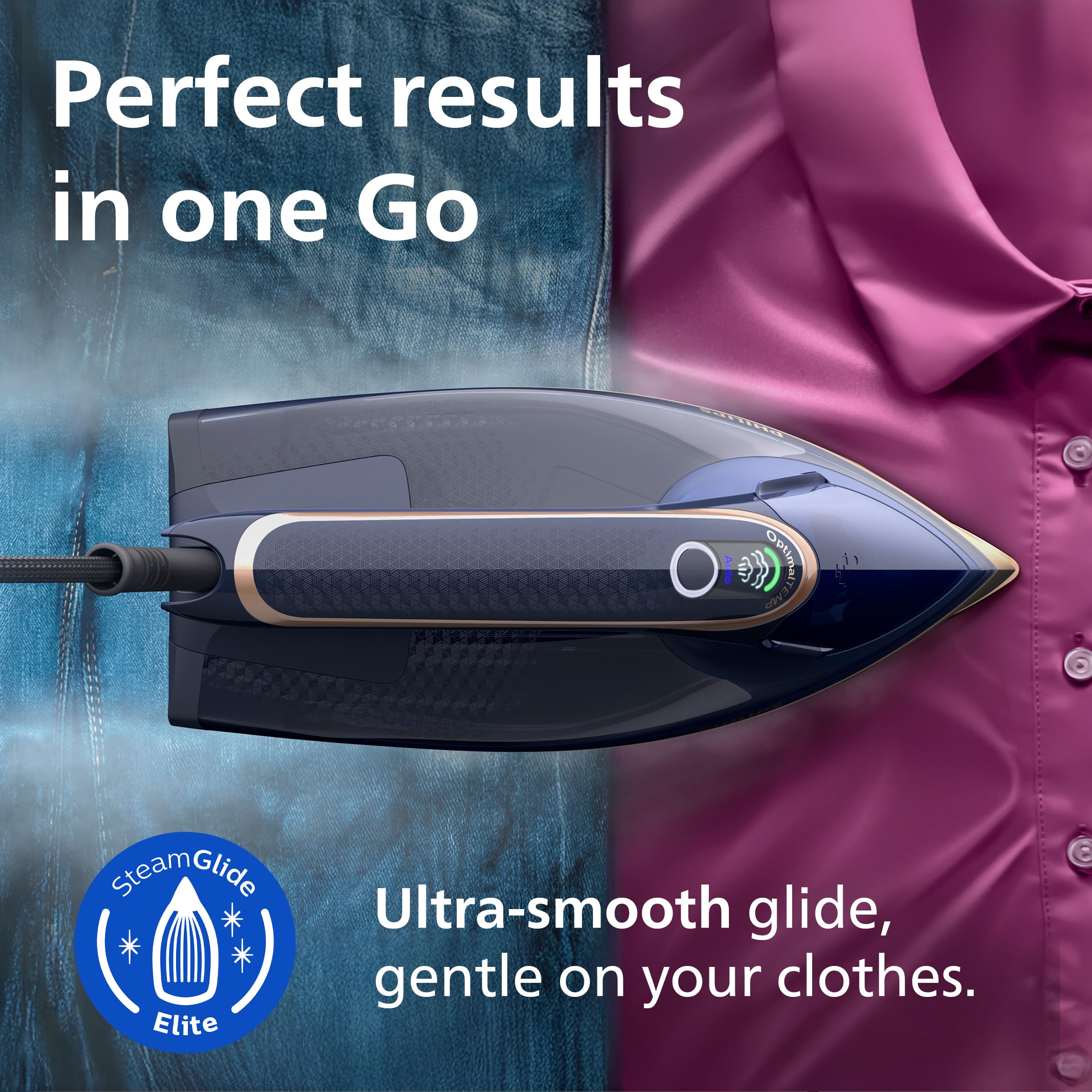 Philips Azur 8000 Steam Iron - 3000W Power, 260g Steam Boost, 85g/min Continuous Steam 7