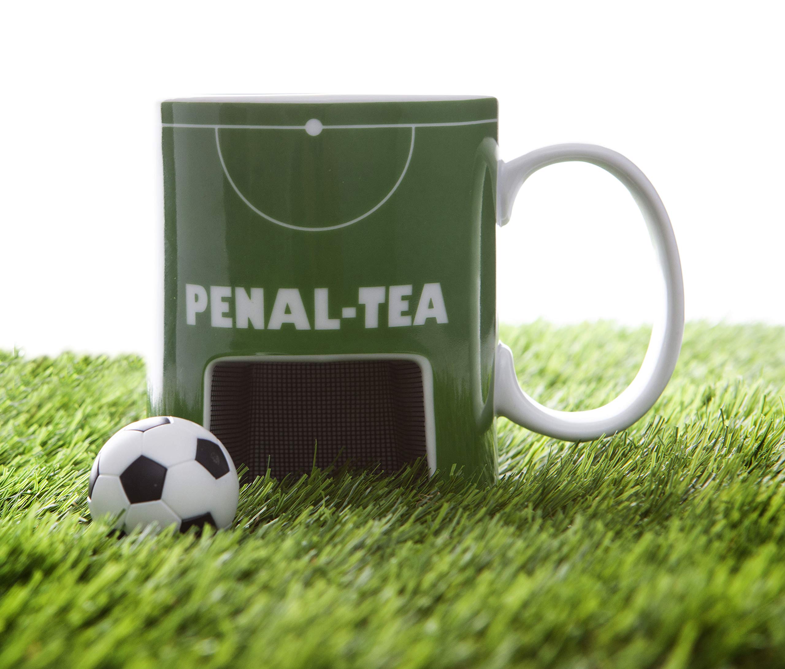 Boxer Gifts PenalTea MU3054 Novelty Football Themed Ceramic Coffee Mug | Microwave Safe | Green 5
