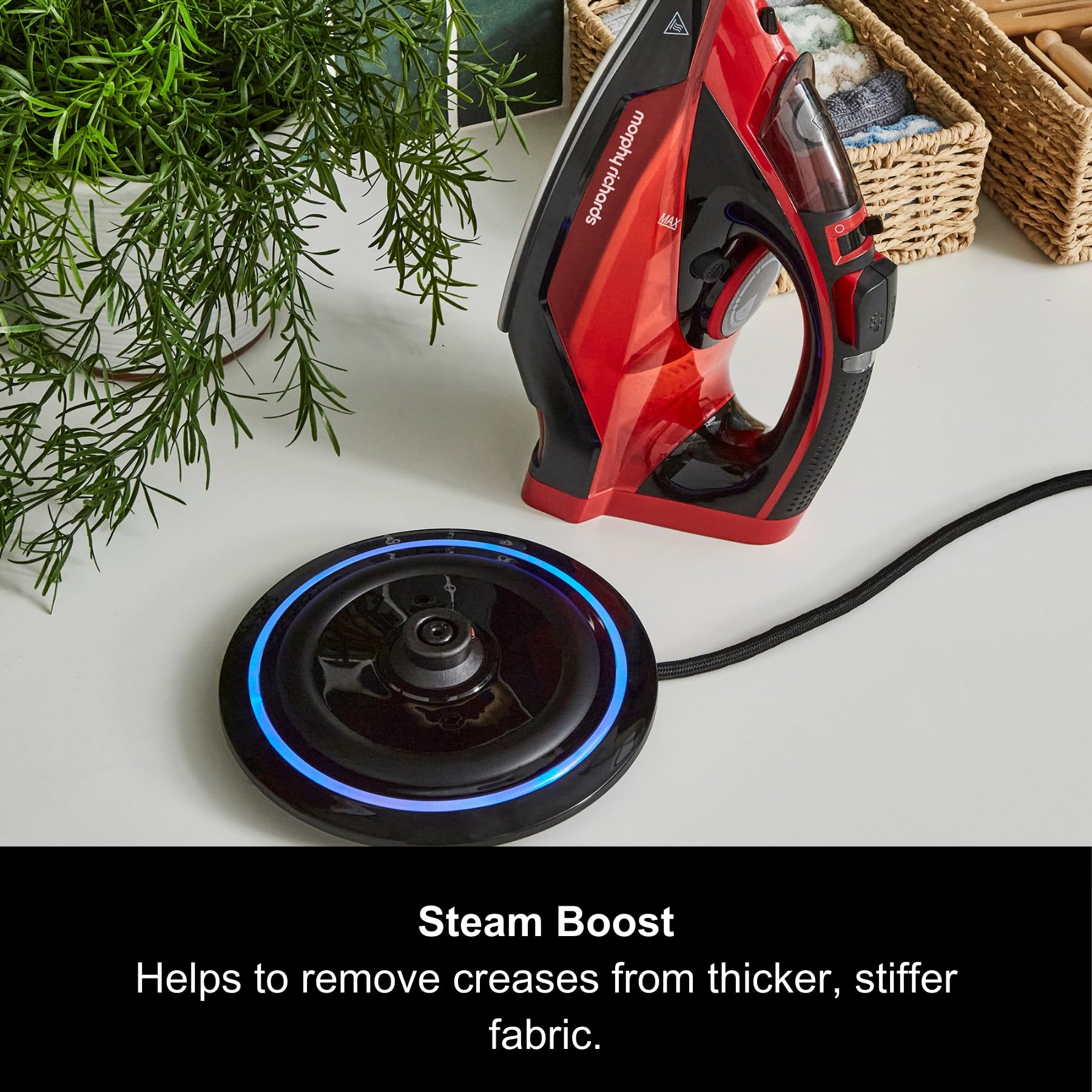 Morphy Richards EasyCHARGE Cordless Steam Iron - 2400W Power | Ceramic Soleplate | Auto Shutoff 5