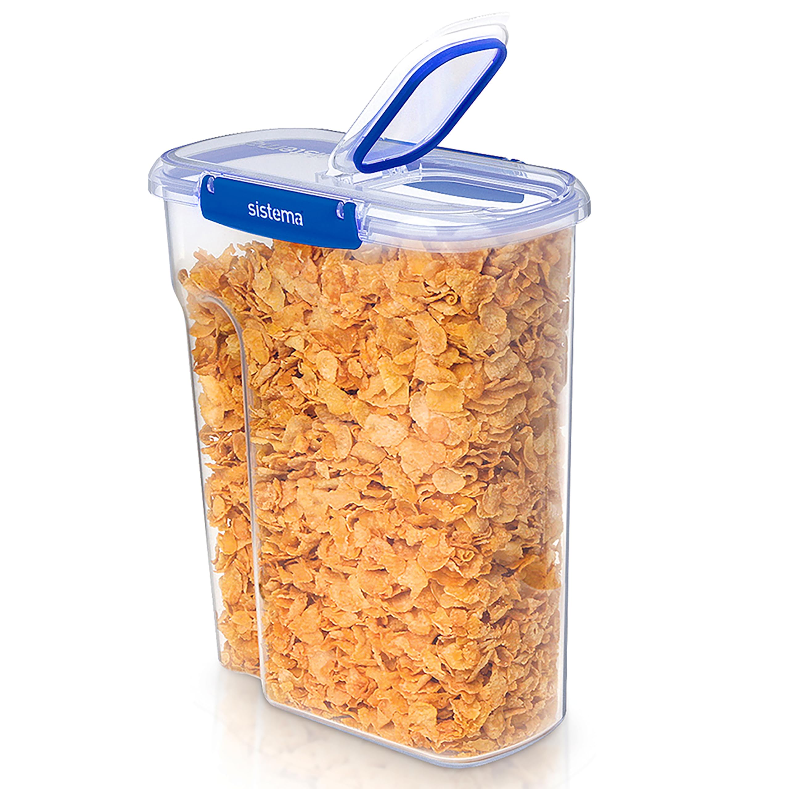 Sistema KLIP IT PLUS Cereal Container - Airtight Food Storage | 4.2 Litre Capacity | BPA-Free Plastic 4
