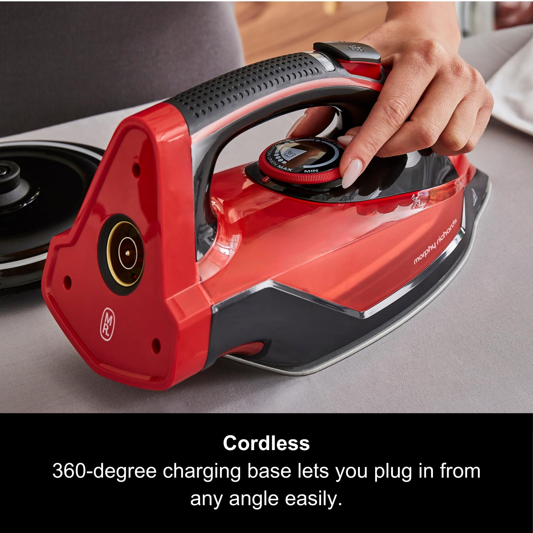 Morphy Richards EasyCHARGE Cordless Steam Iron - 2400W Power | Ceramic Soleplate | Auto Shutoff 6
