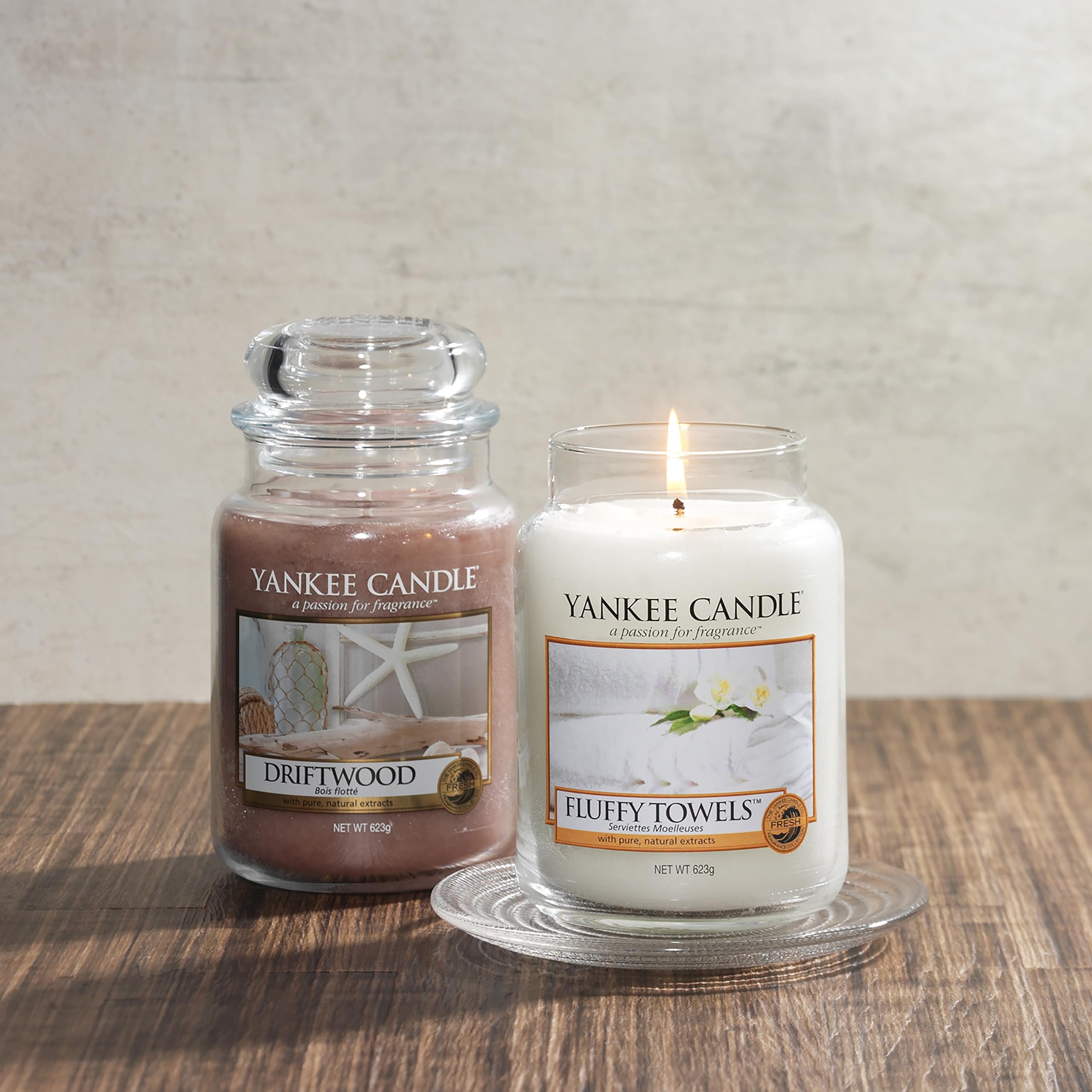Yankee Candle Fluffy Towels Scented Candle | Large Jar | Up to 150 Hours Burn Time 9