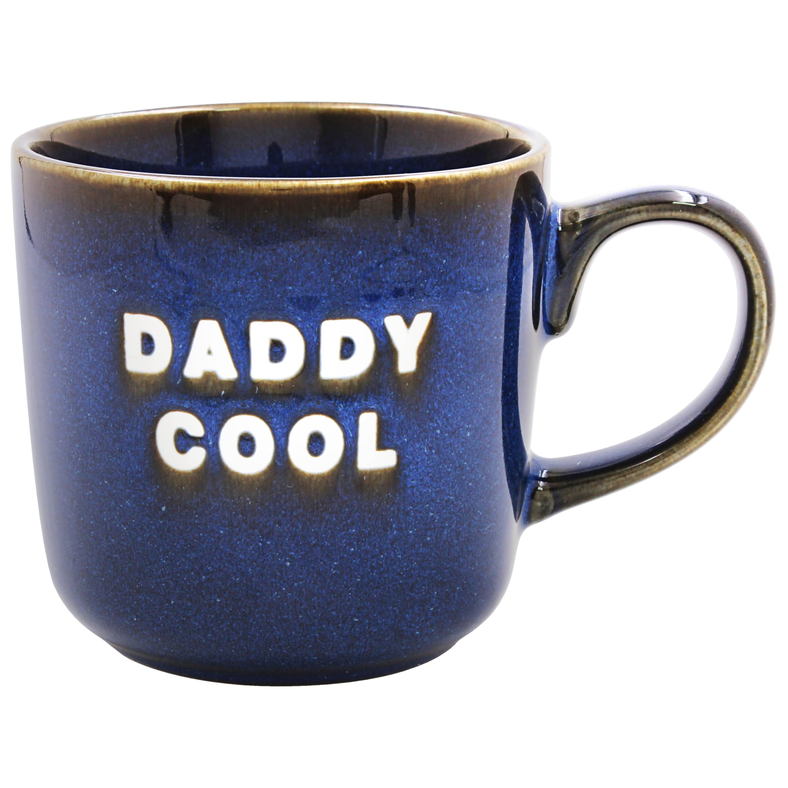 Lesser & Pavey Daddy Cool Reactive Glaze Mug Elements Ceramic Mug Set for Hot Drinks