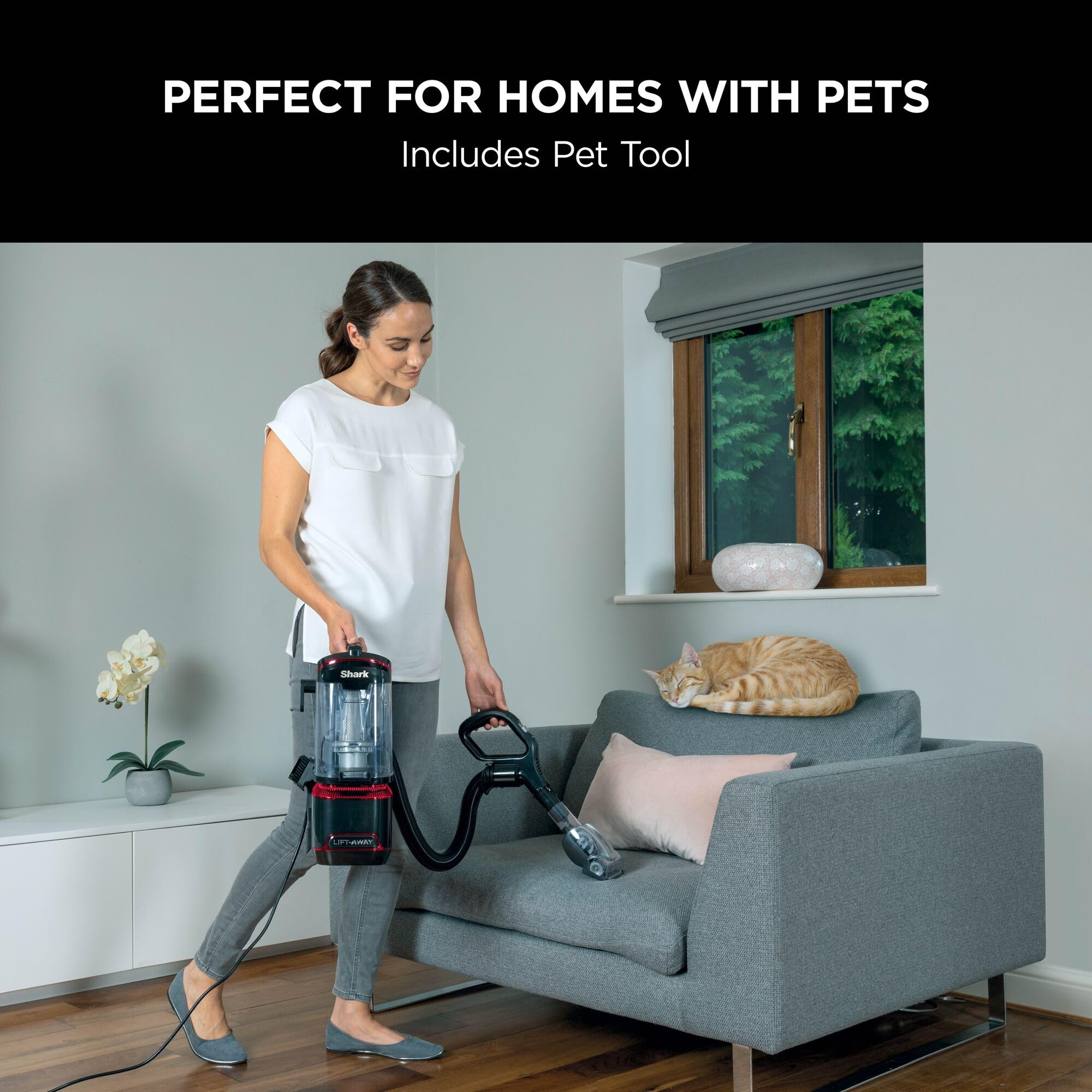 Shark Corded Upright Vacuum Cleaner - Lift-Away Technology | 1.1L Capacity | Pet Tools Included 7