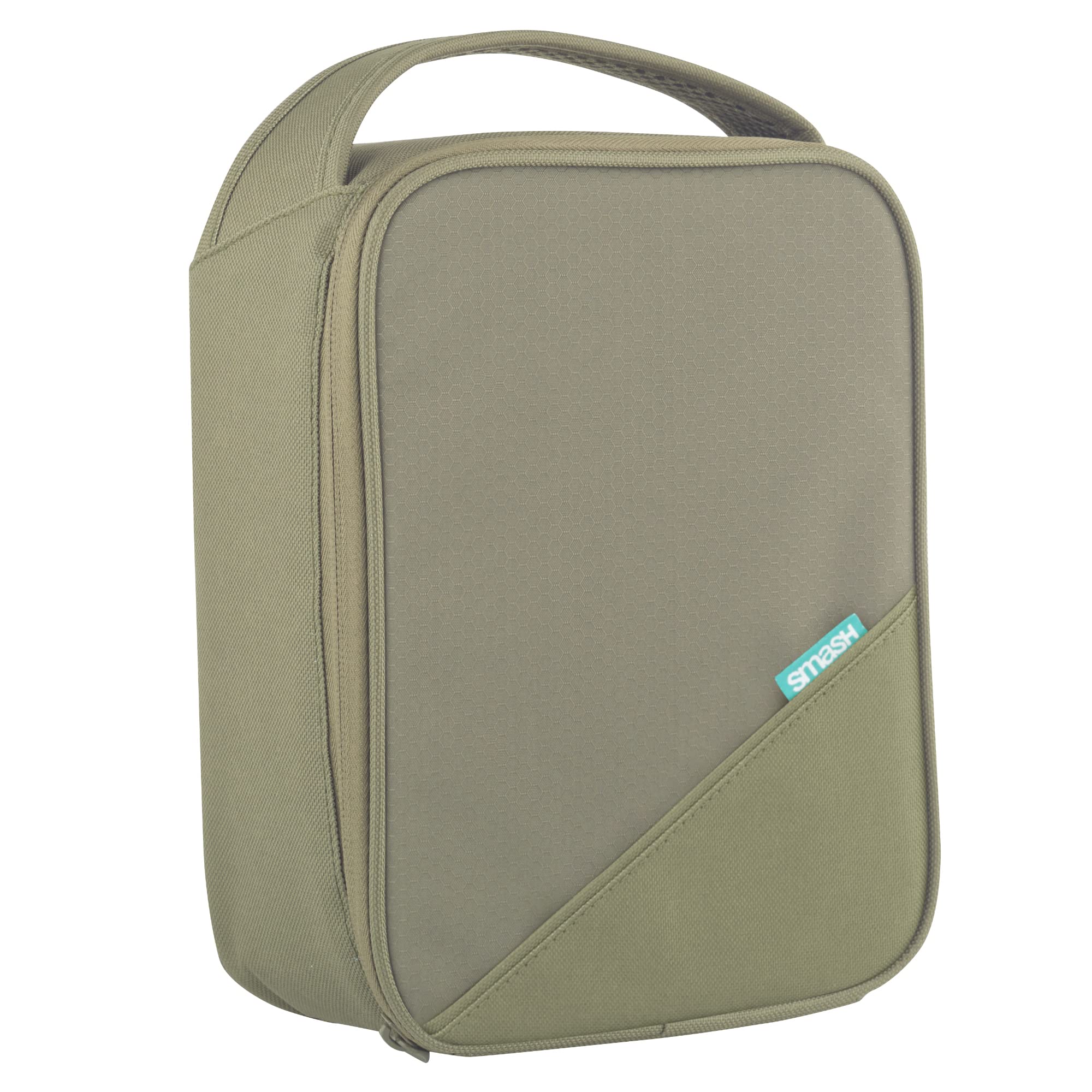 Smash Insulated Lunch Bag - Khaki | High Density Thermal Insulation | Blue IQ Antibacterial Lining 9