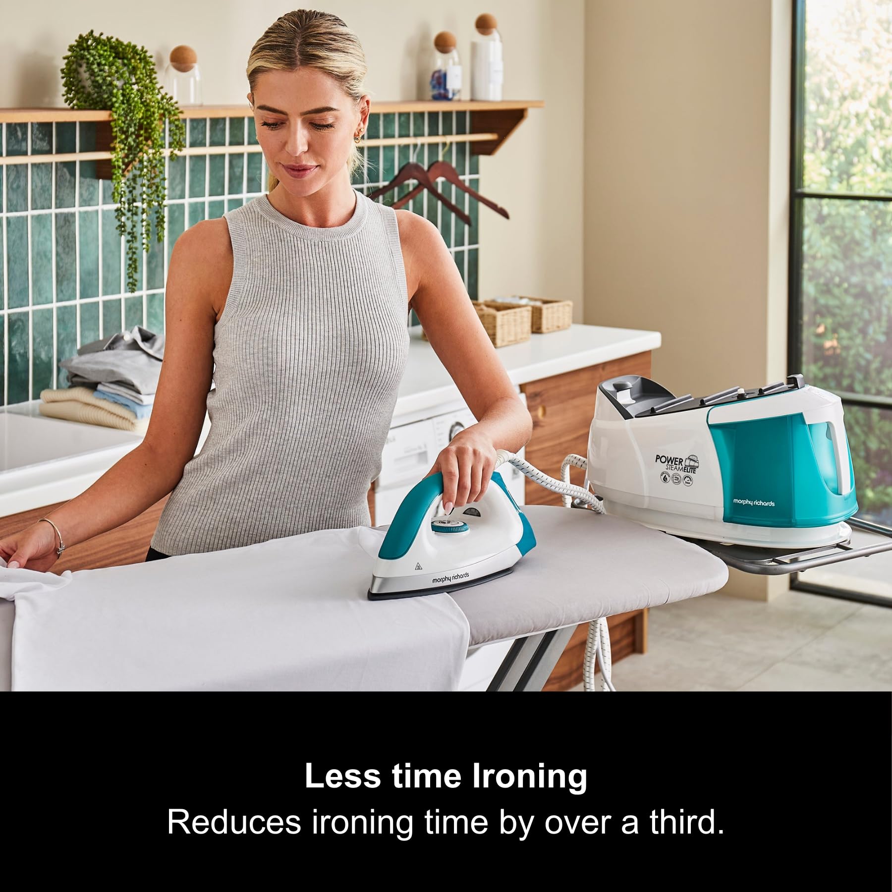Morphy Richards PowerSteam Elite Steam Generator Iron - 4.5 Bar Pressure | Ceramic Soleplate | 1.8L Tank 2