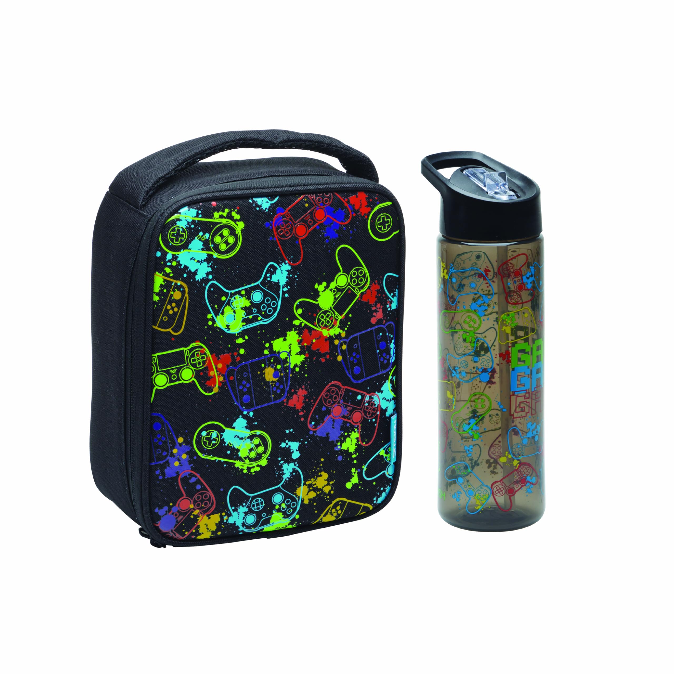 Smash Kids Insulated Lunch Bag - Gamer Black | Antibacterial Lining | 4 Litres 5