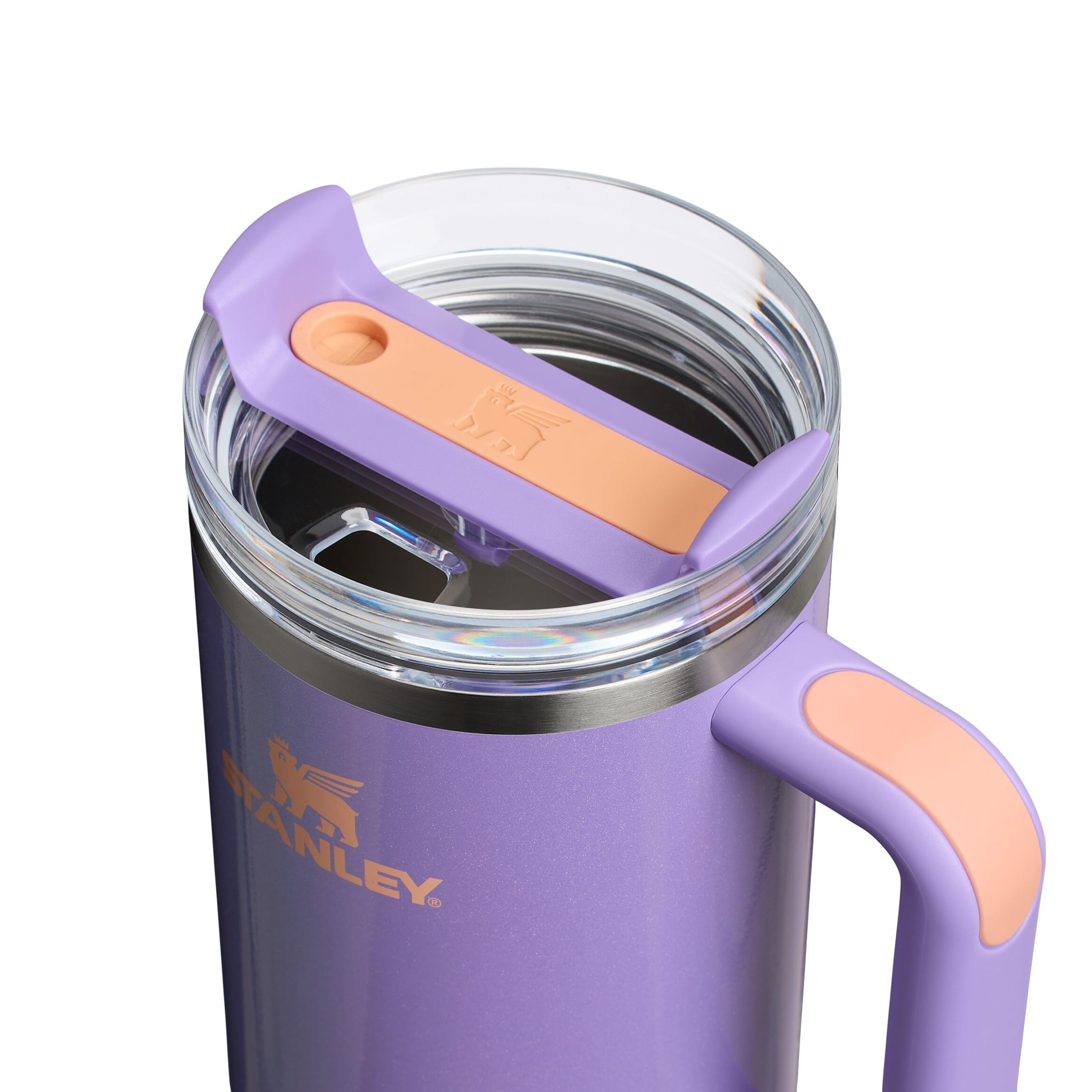 STANLEY Quencher H2.0 Flowstate Tumbler 1.2L - 11 Hours Cold | 2 Days Iced | Periwinkle Shimmer 7