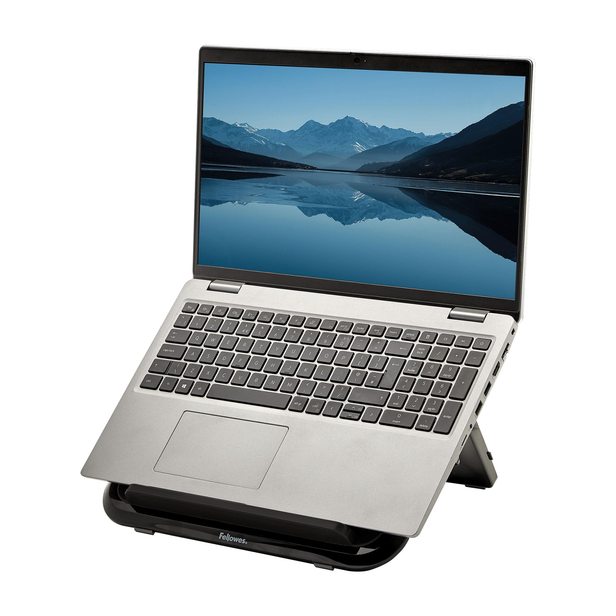 Fellowes Everyday Laptop Stand - Adjustable Height & Angle | Holds Up to 17" Laptops | Black